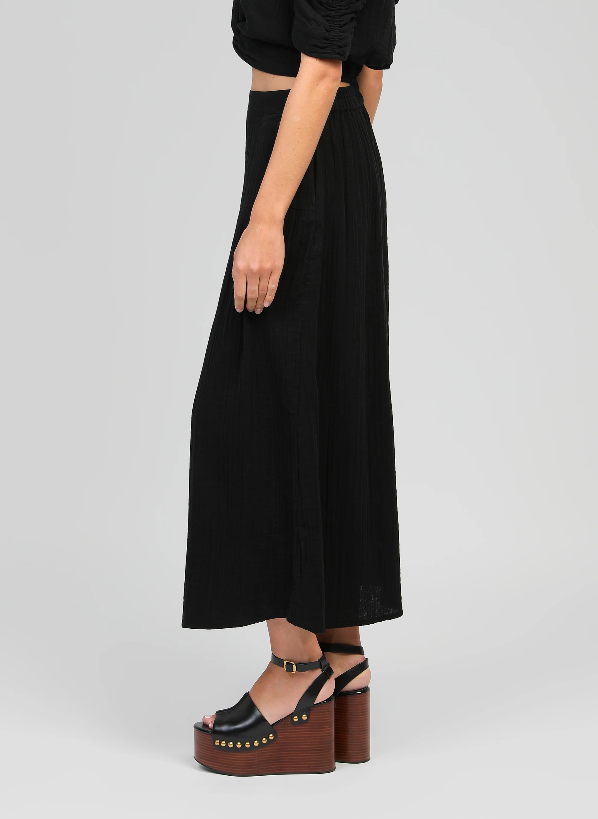 JUPE MIDI RITHA noir - Image 4