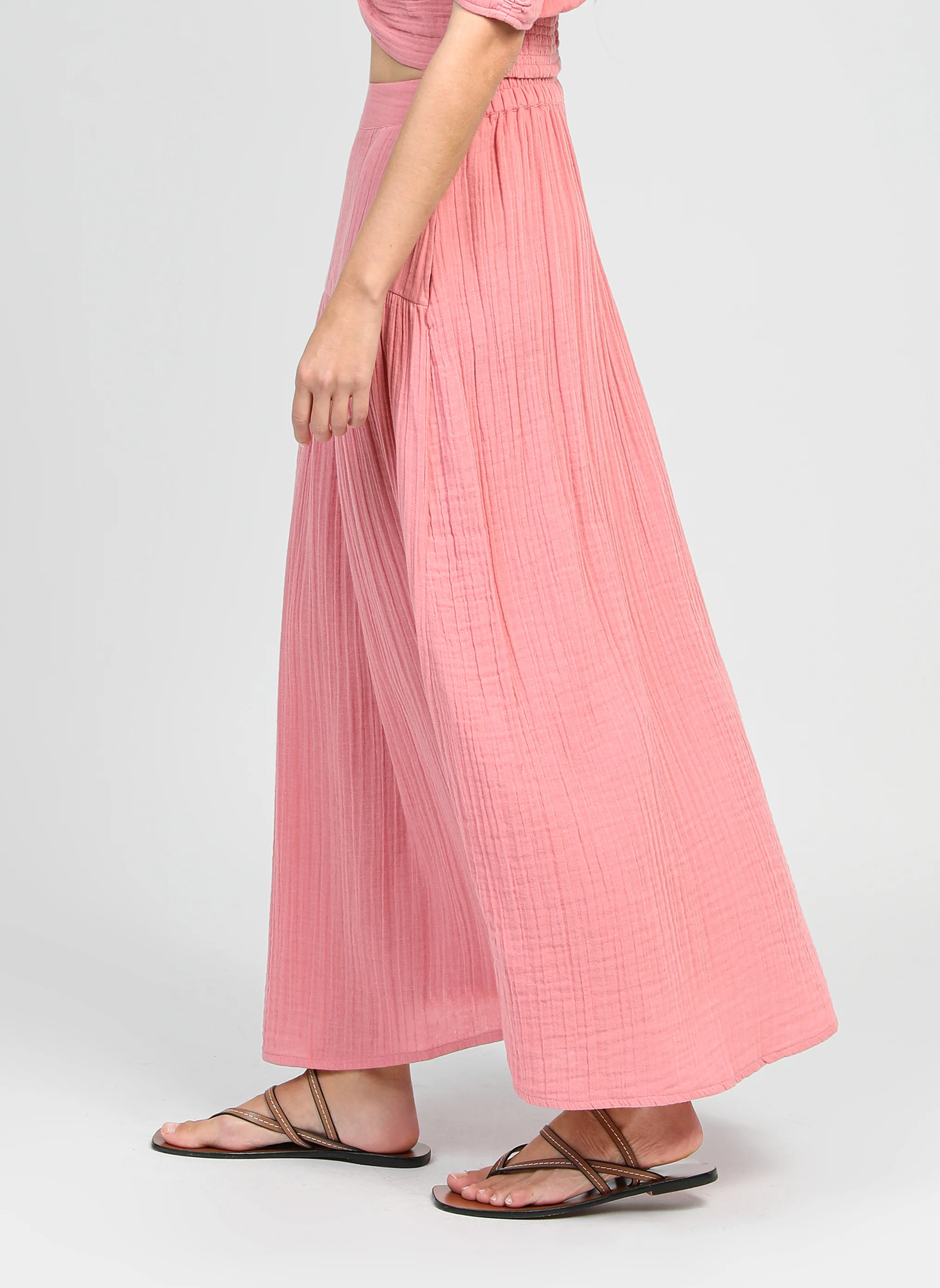 JUPE MIDI RITHA rose - Image 4