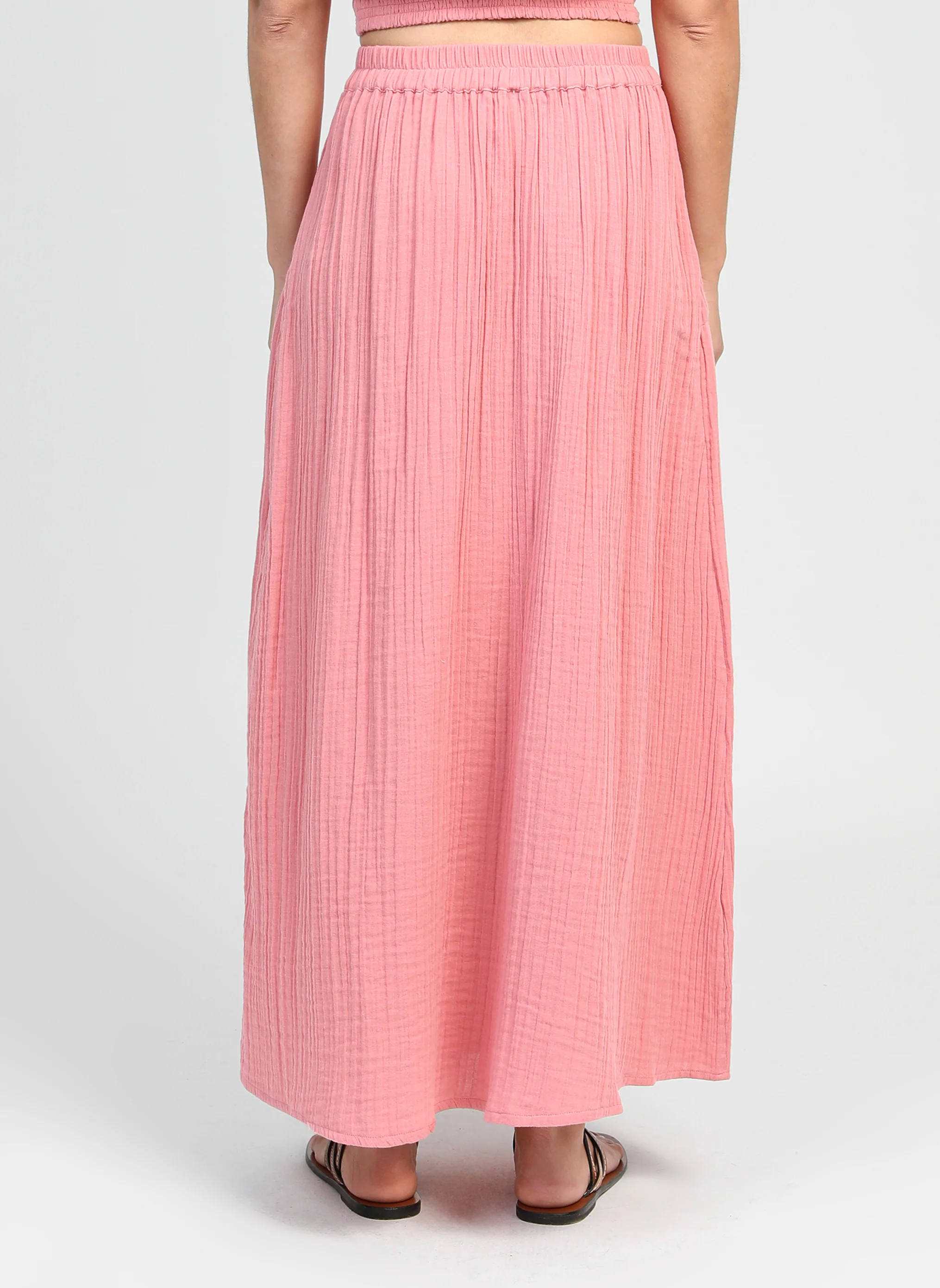 JUPE MIDI RITHA rose - Image 5