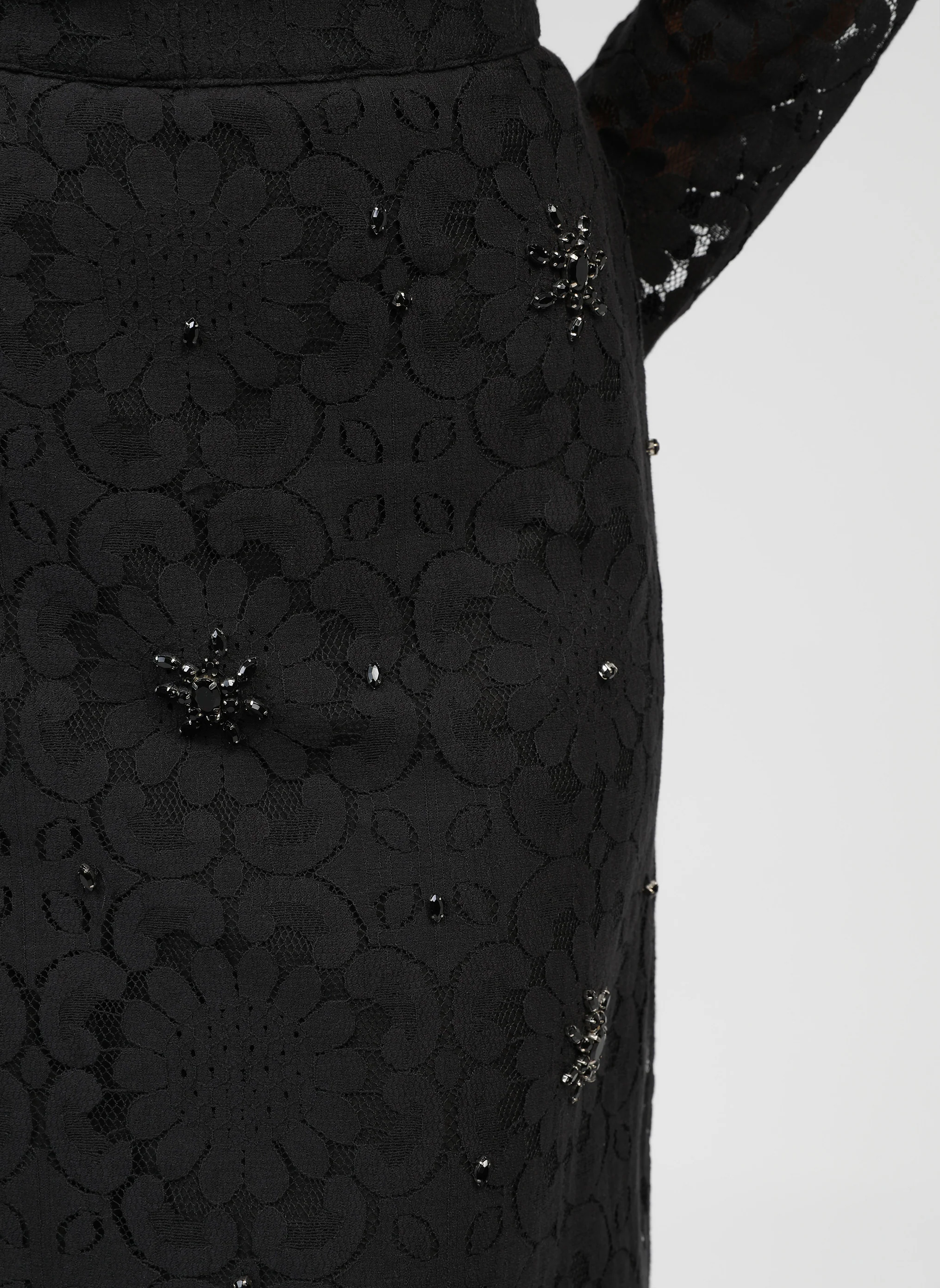 JUPE MIDI ROSALE noir - Image 3
