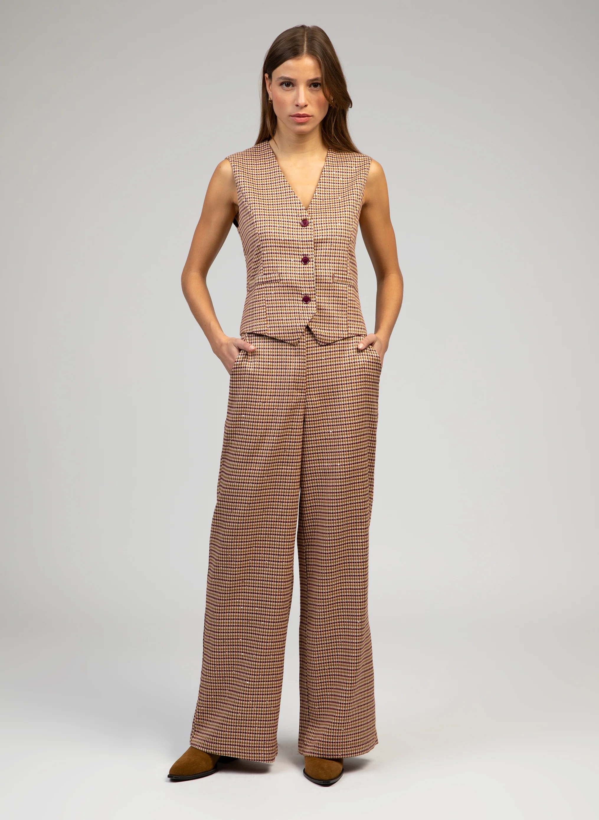 PANTALON PADRY bordeaux