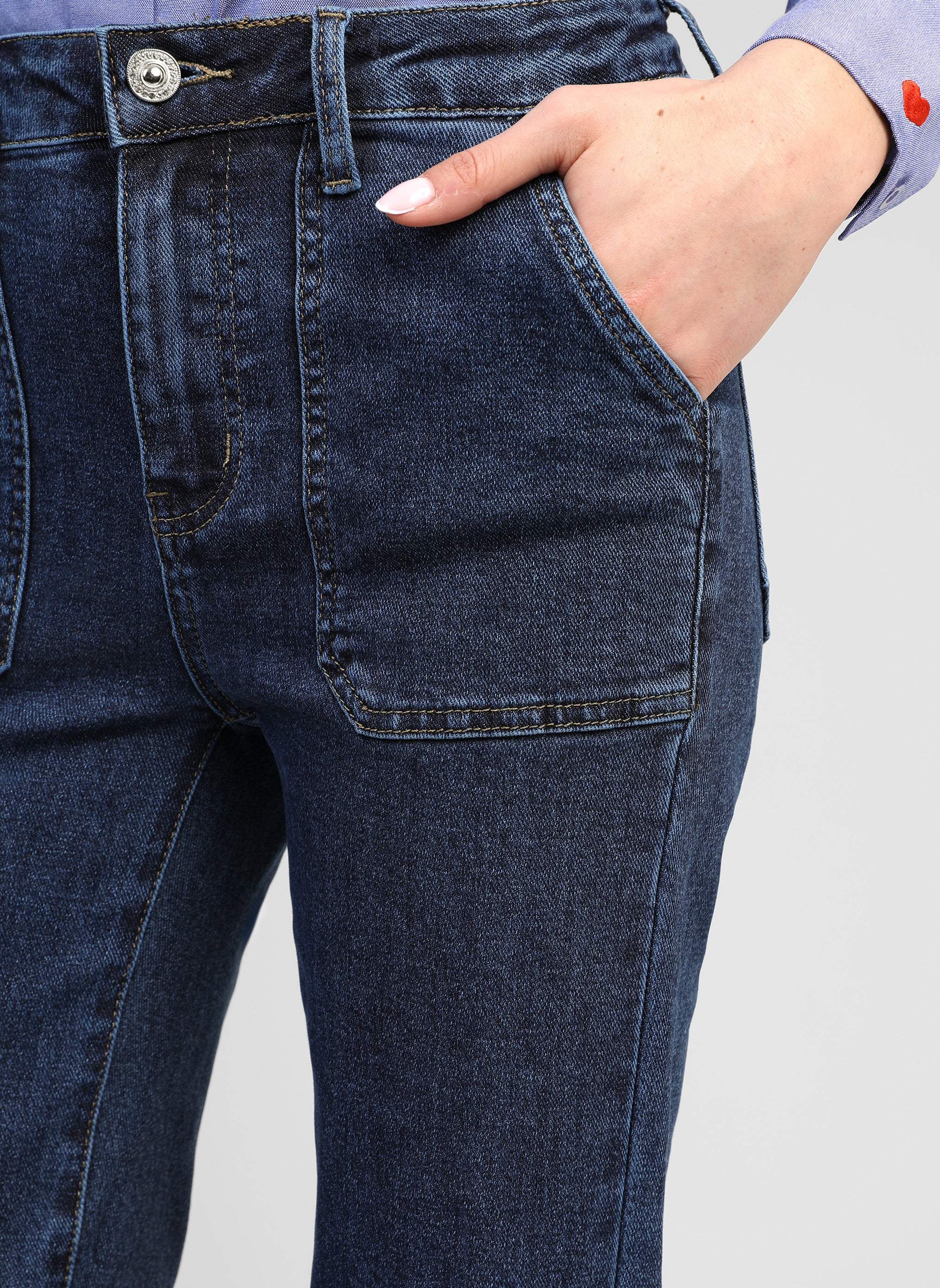PANTALON PARMY STONE bleu stone - Image 3