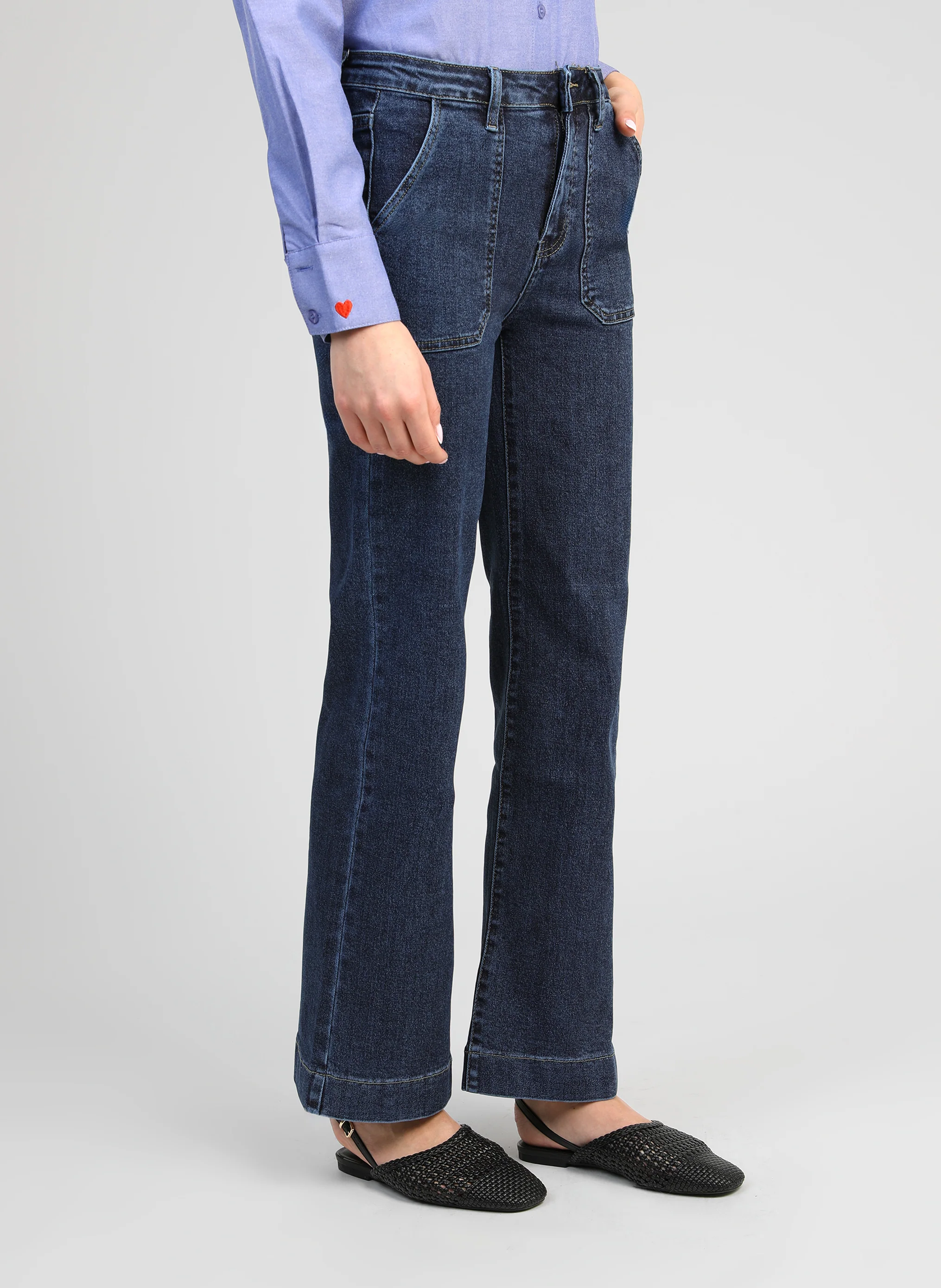 PANTALON PARMY STONE bleu stone - Image 4