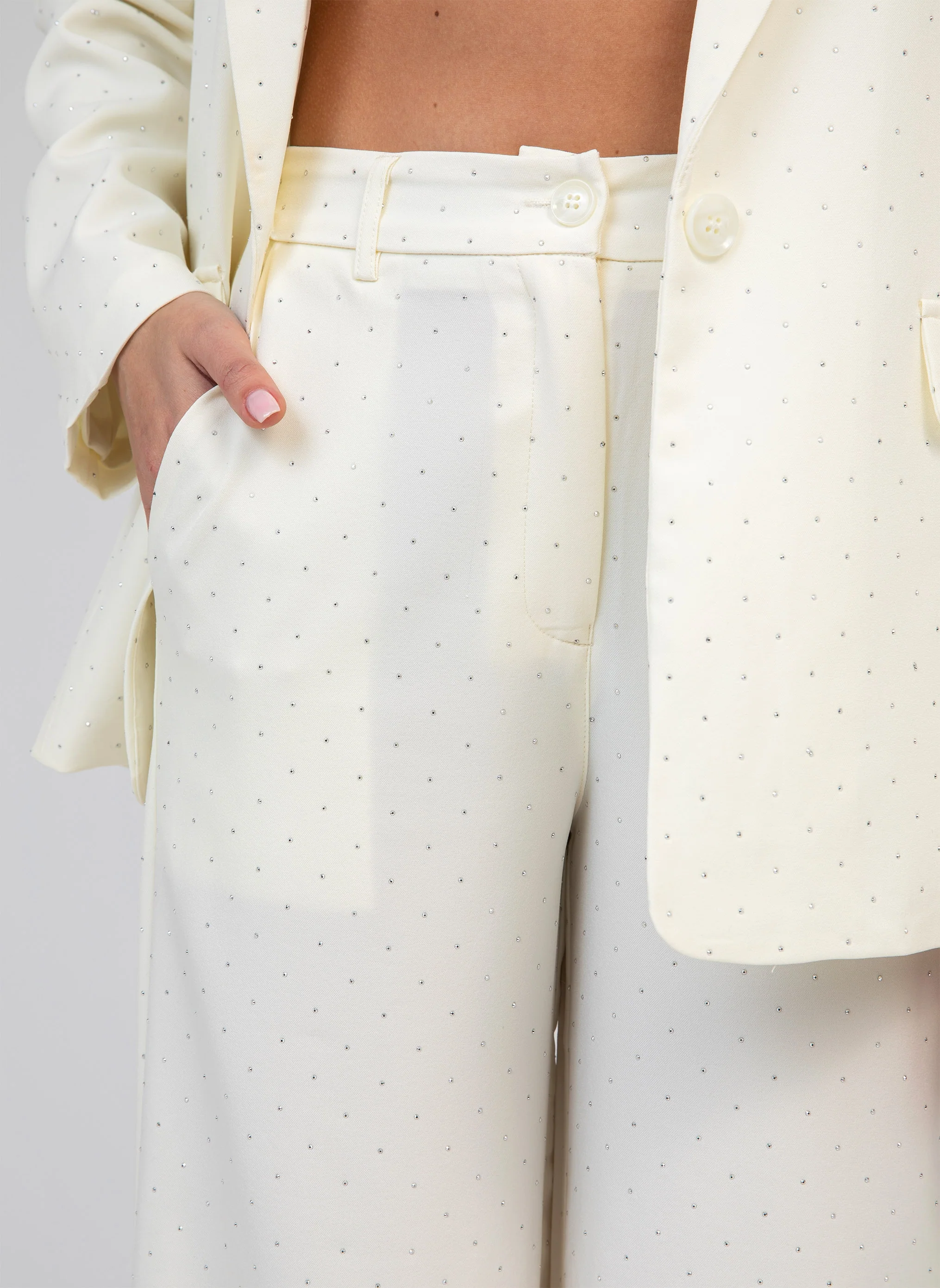 PANTALON PELINA ecru - Image 2