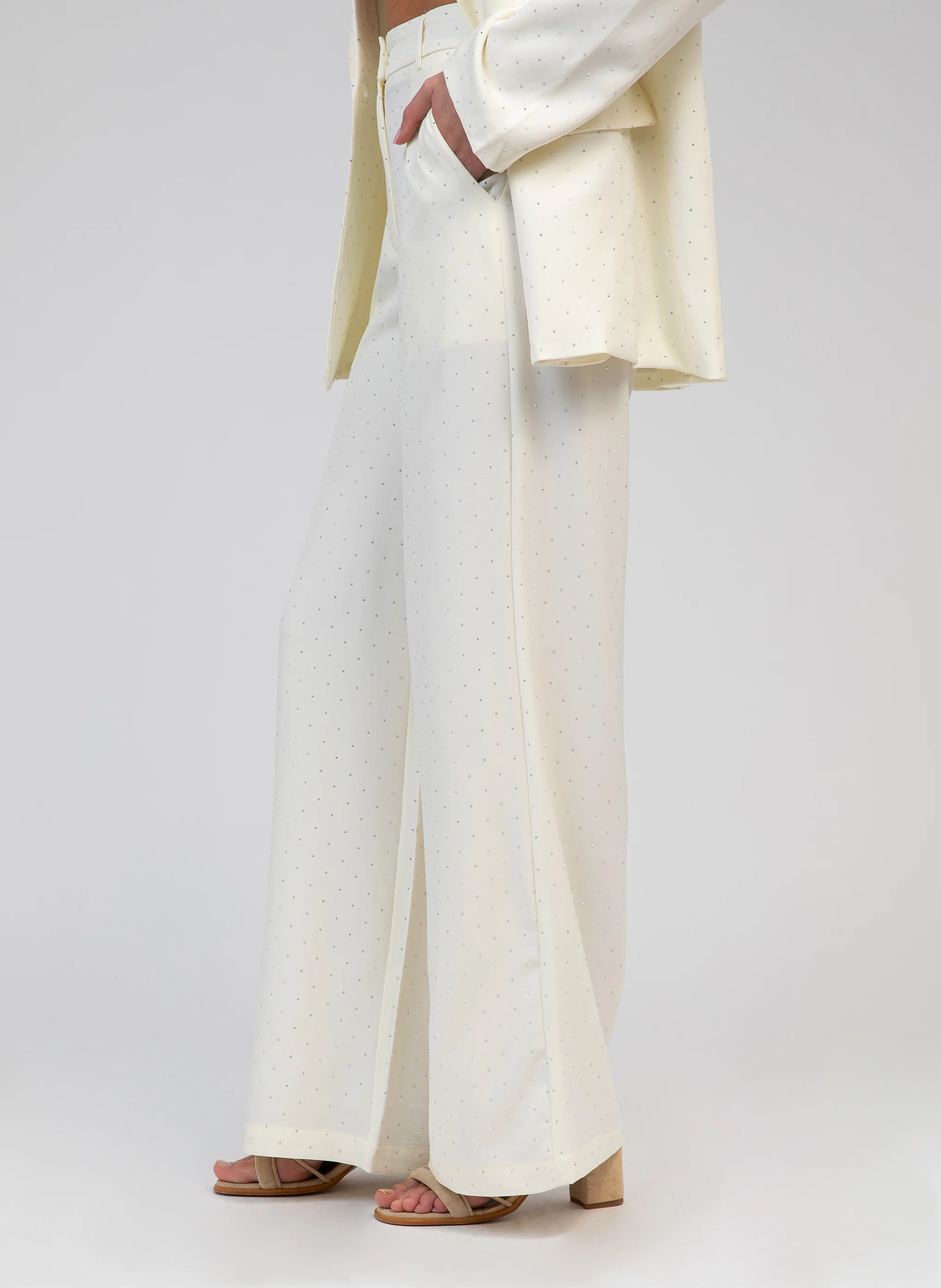 PANTALON PELINA ecru - Image 4