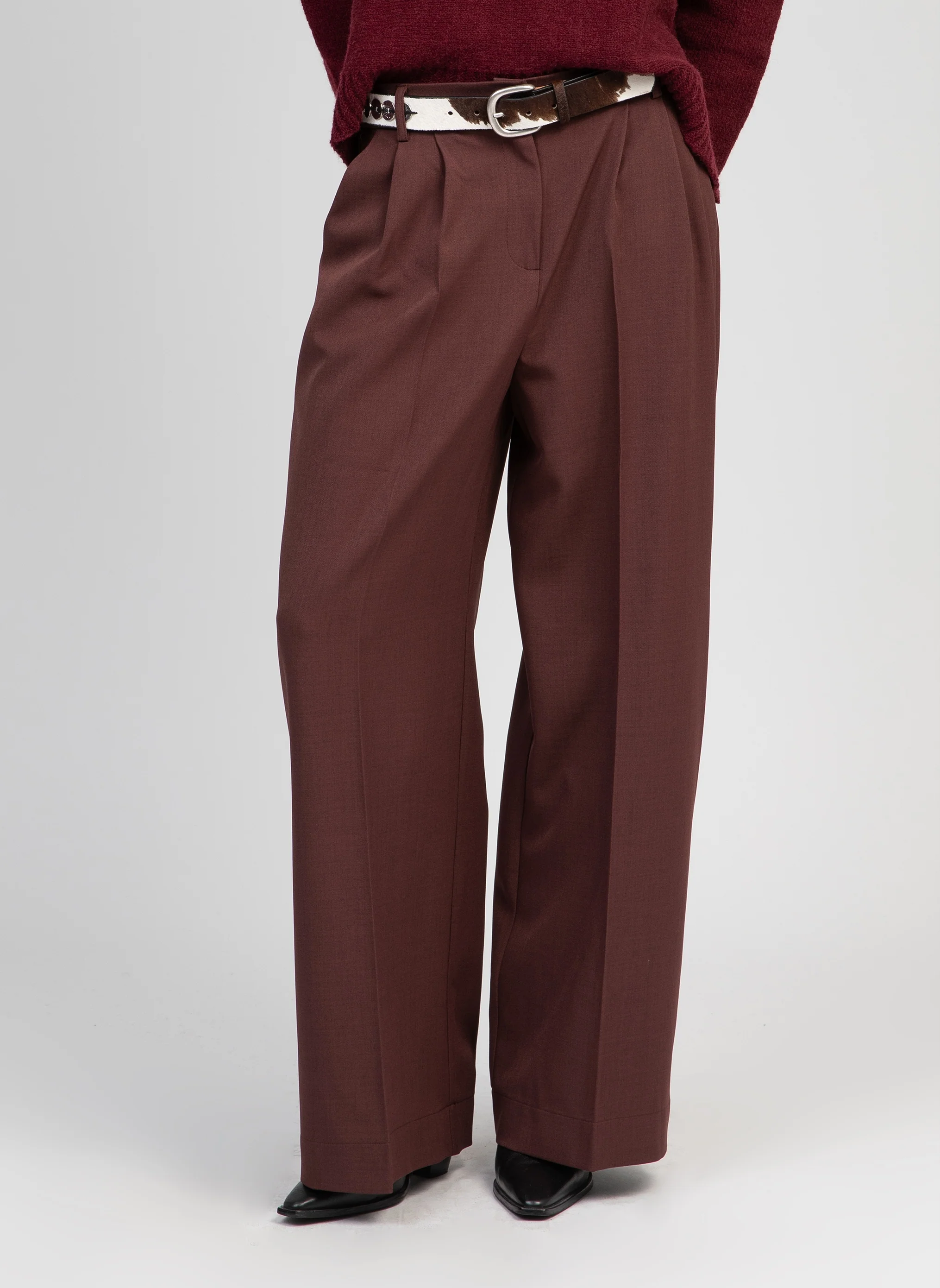 PANTALON PEPINA chocolat - Image 3