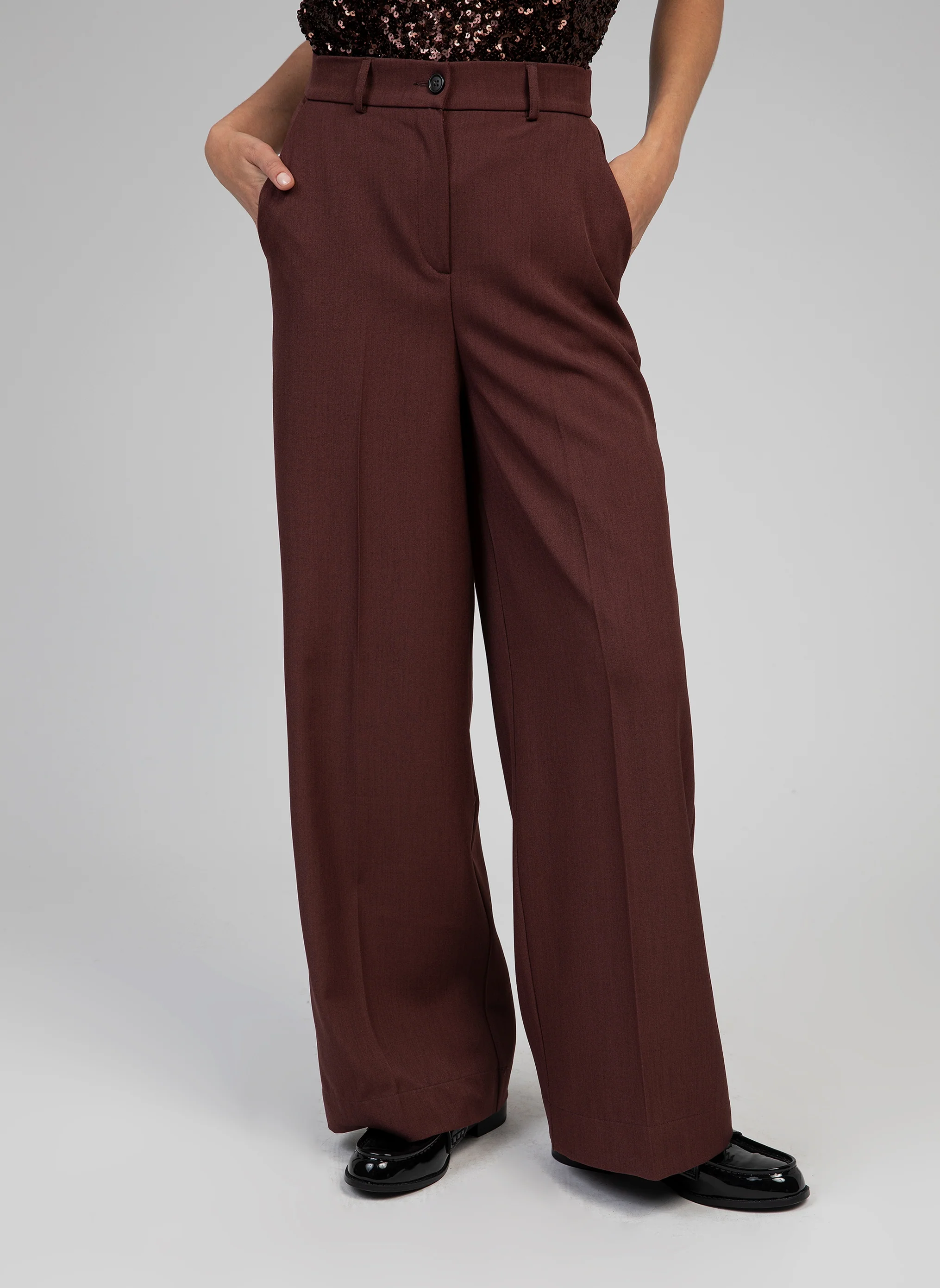 PANTALON PERLINA chocolat - Image 2