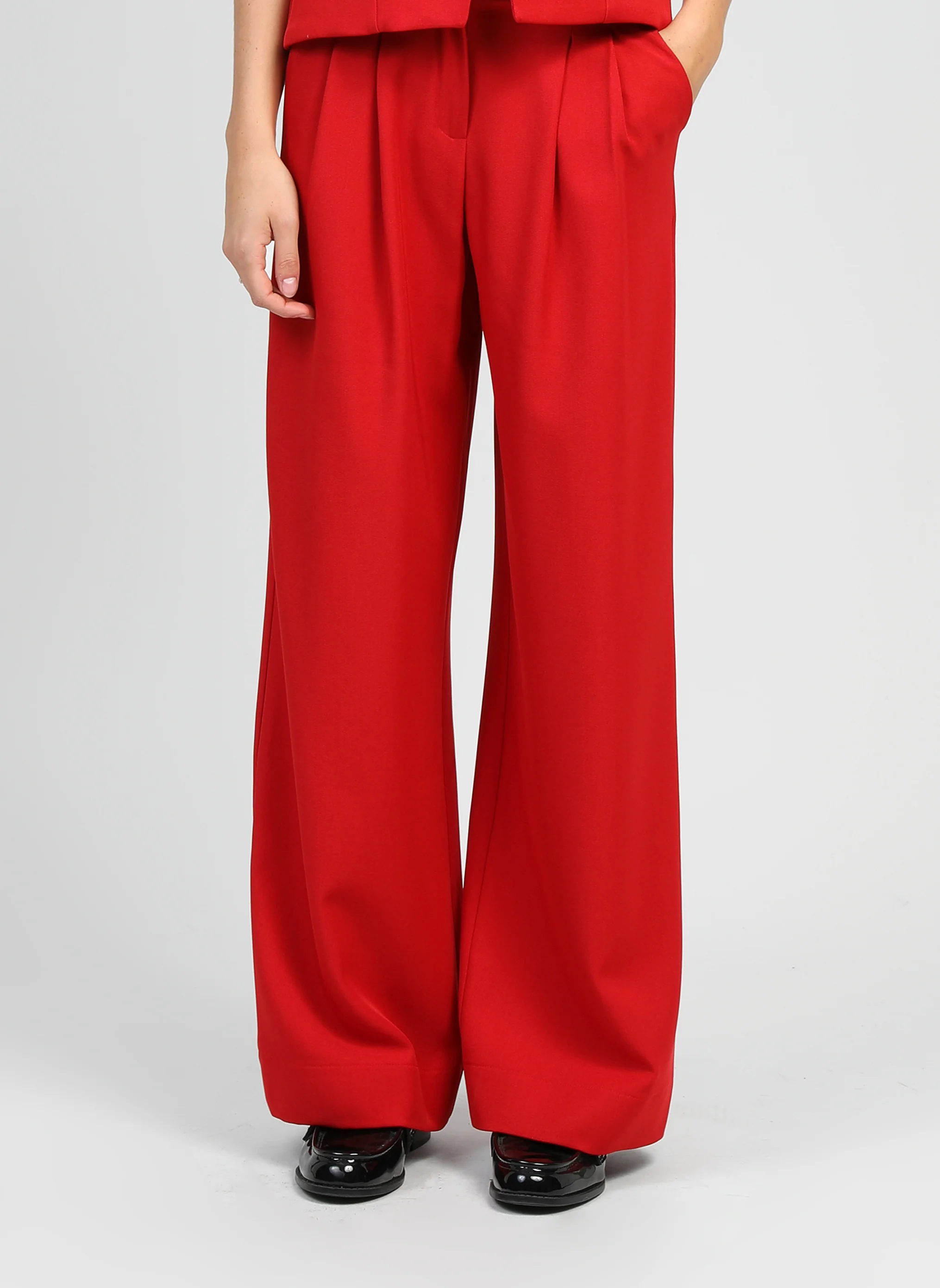 PANTALON PHELISE rouge - Image 3