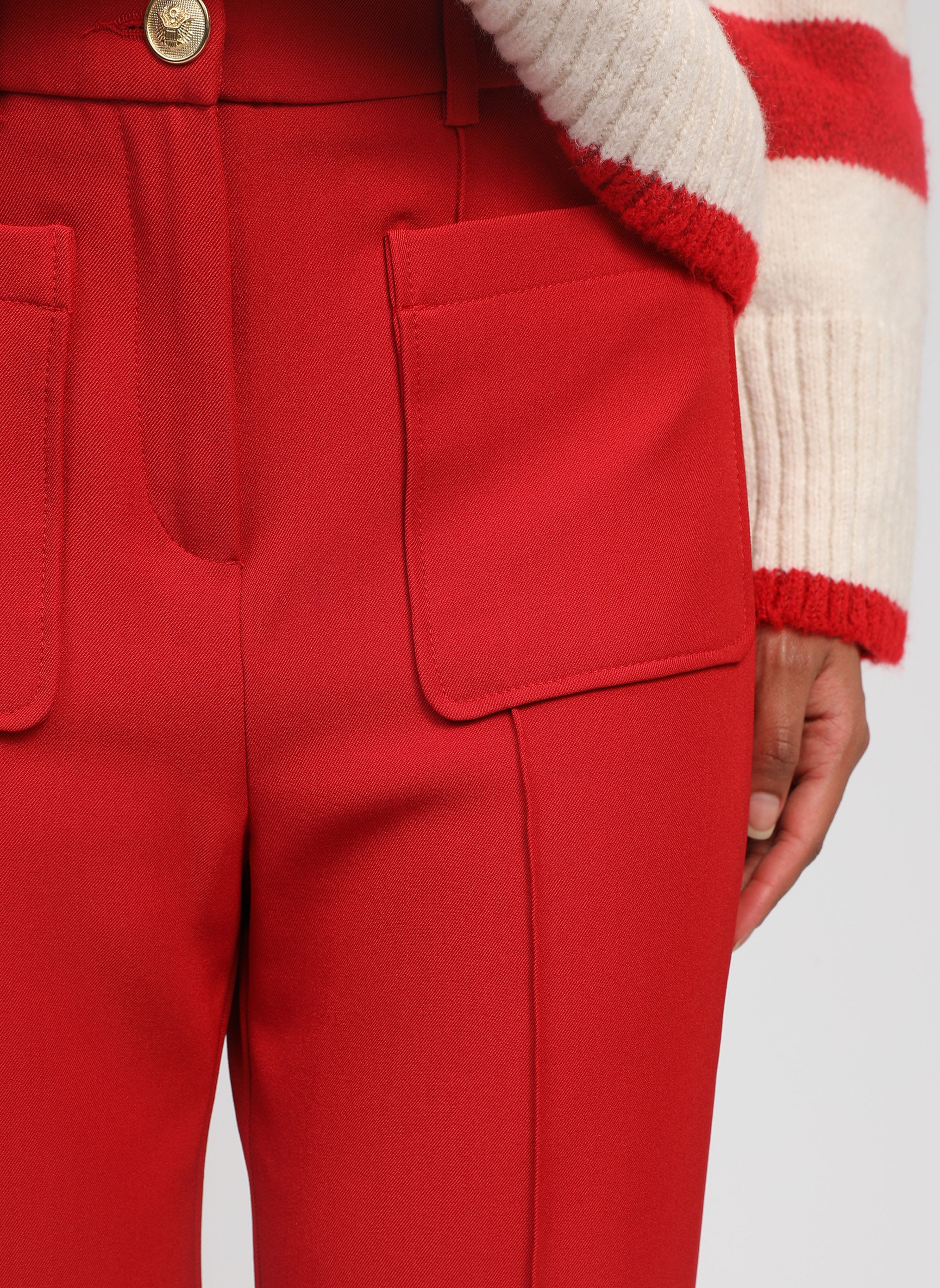 PANTALON PHILICIA rouge - Image 3