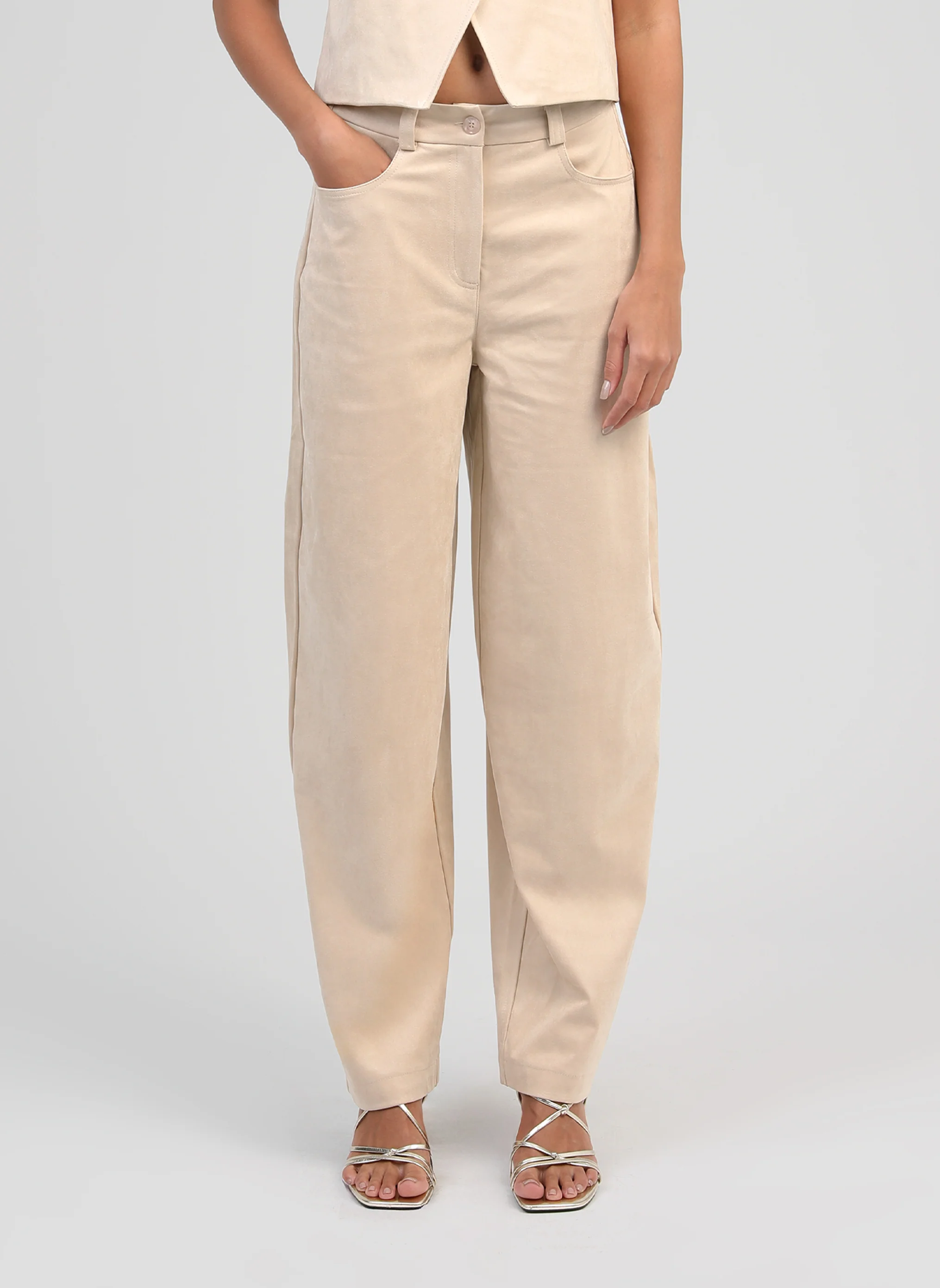 PANTALON PHILONA ecru - Image 3