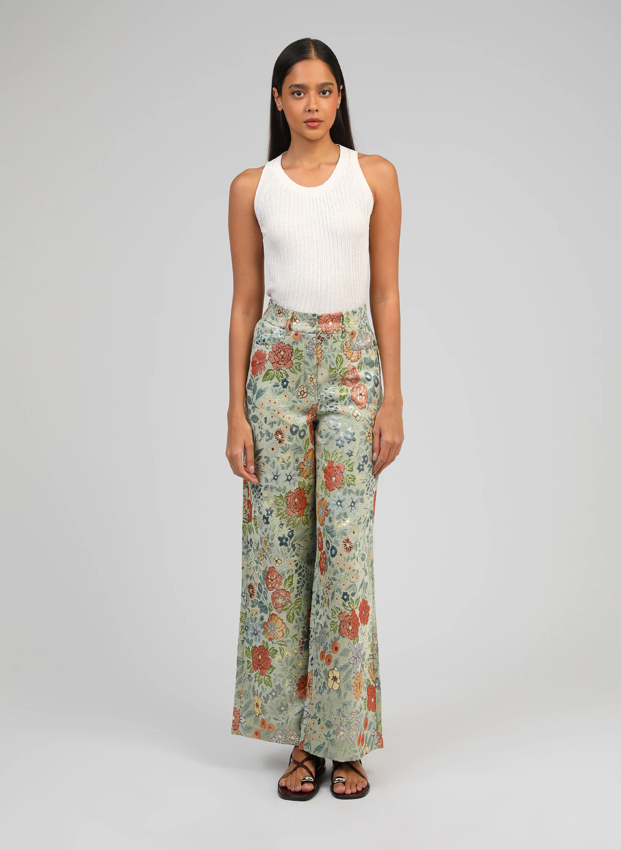 PANTALON PHIONALY tilleul