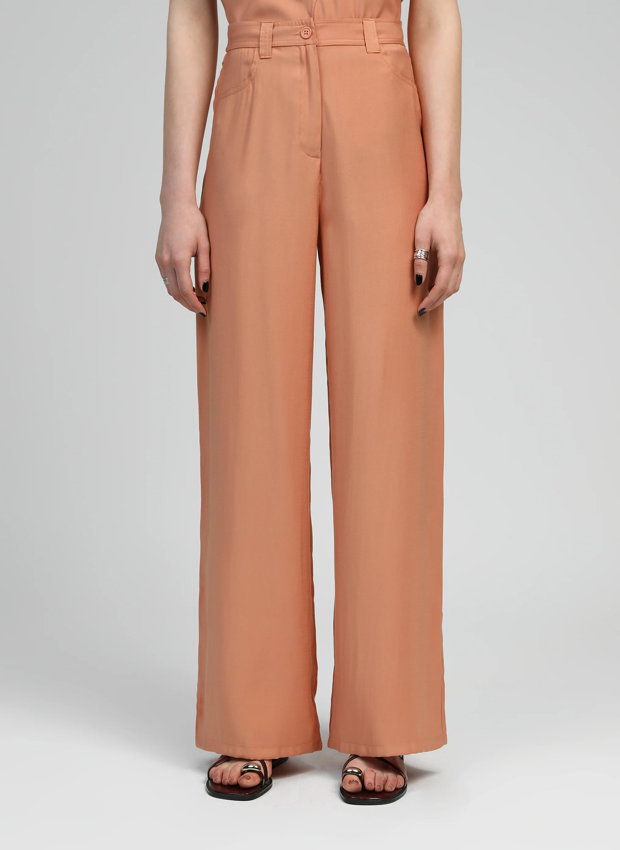 PANTALON PHOEBILA terracotta - Image 3