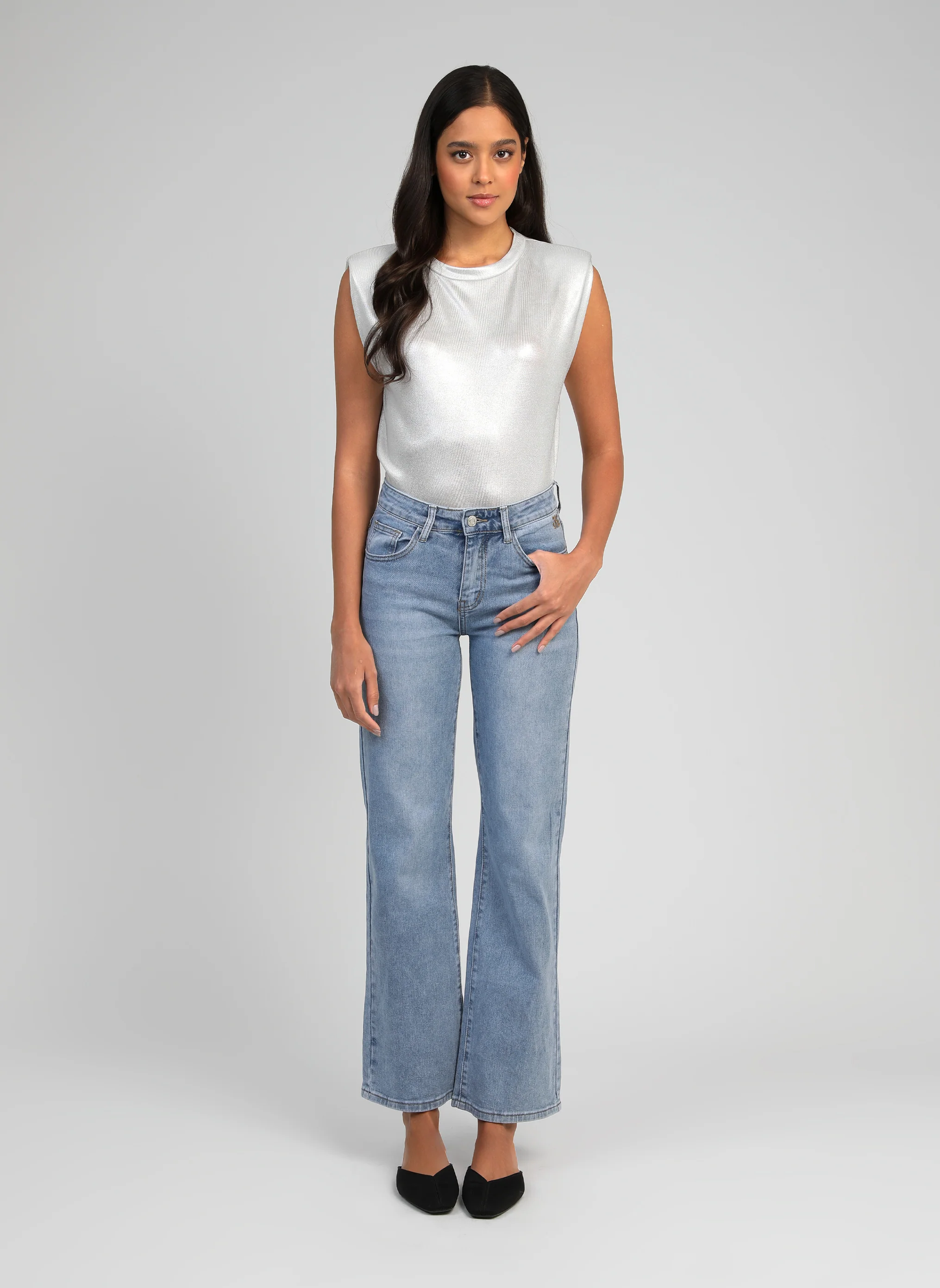 PANTALON PIPOCHE bleu ciel - Image 3