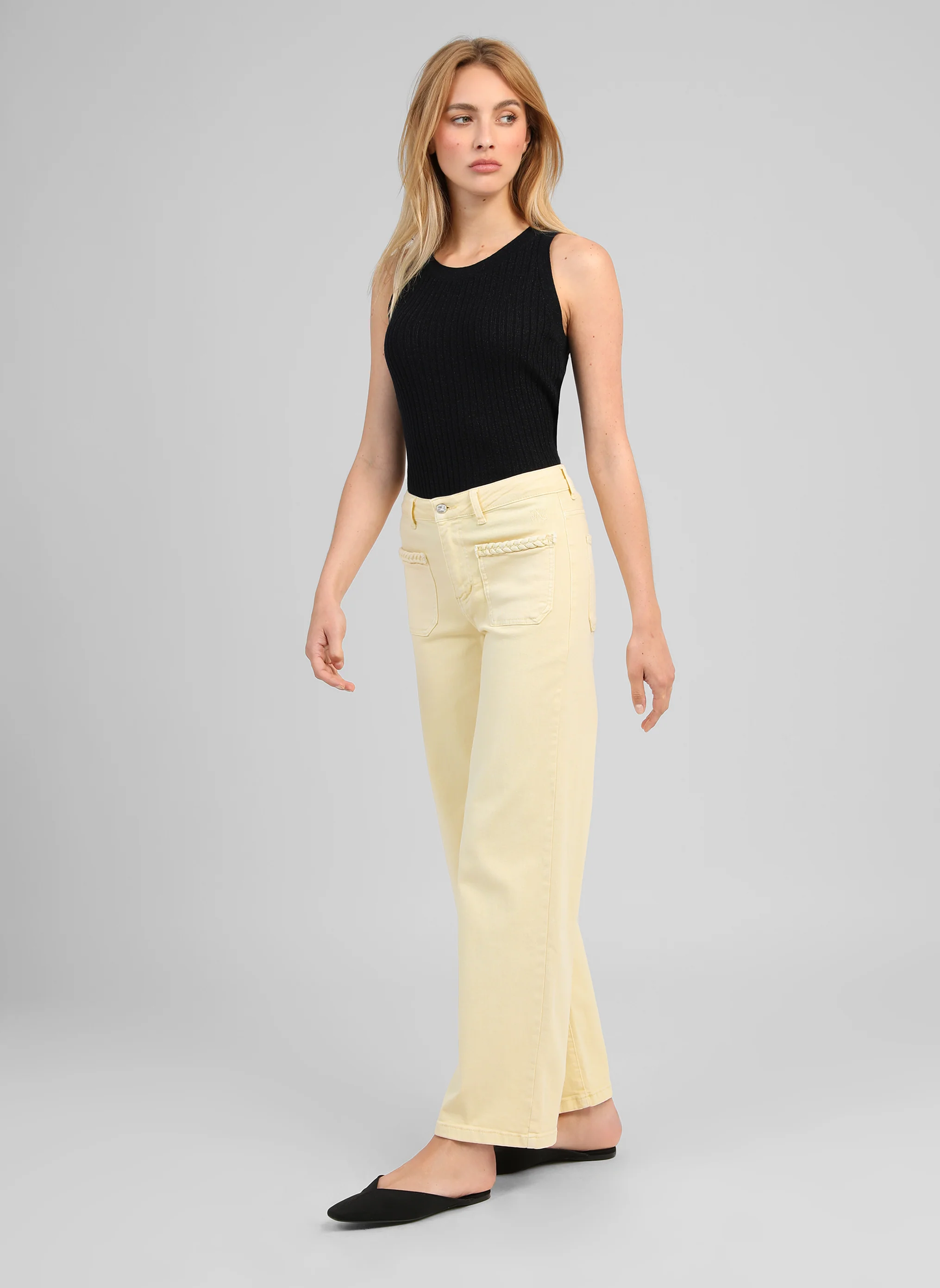 PANTALON PITRESS jaune - Image 3