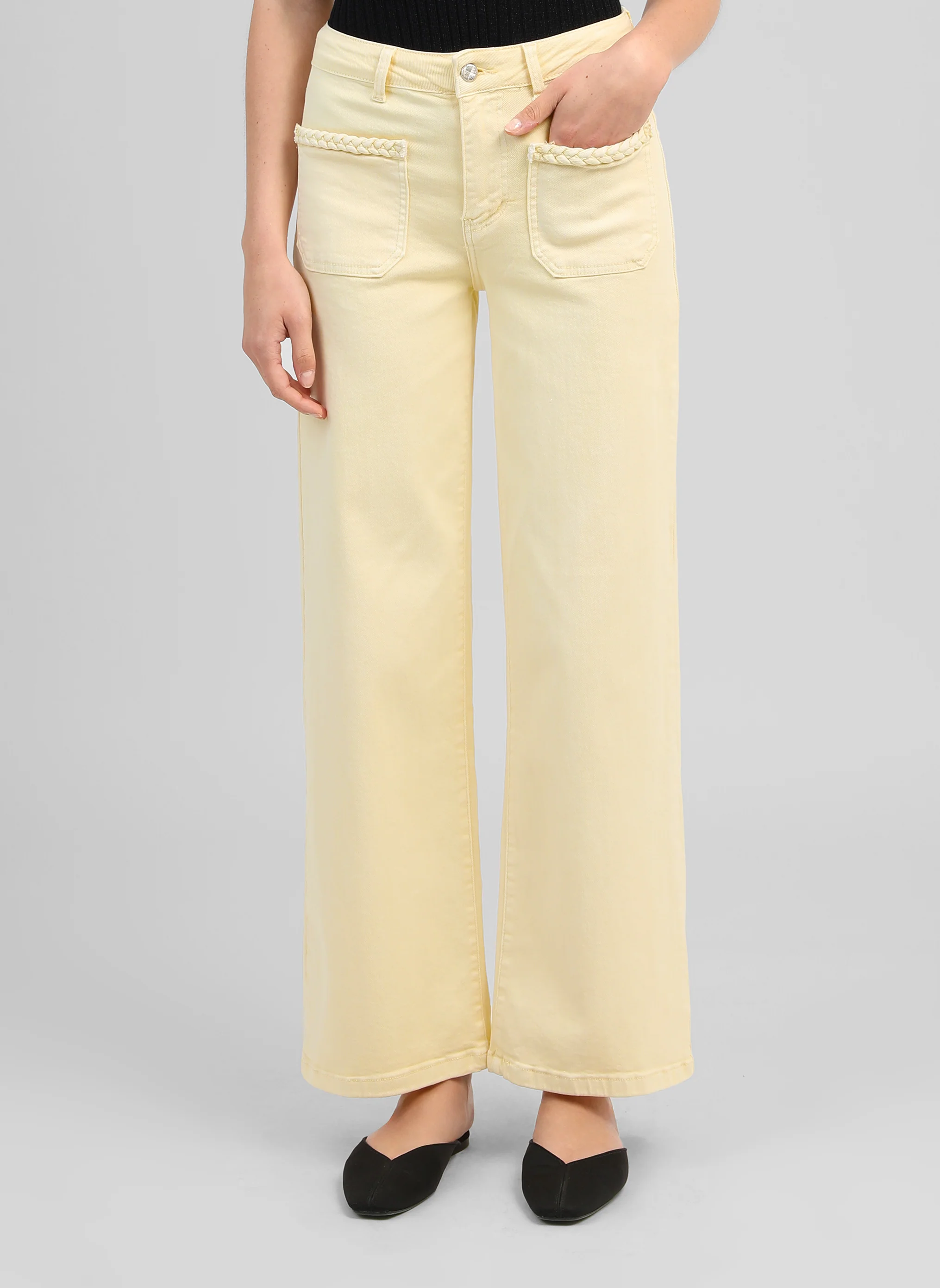 PANTALON PITRESS jaune - Image 4