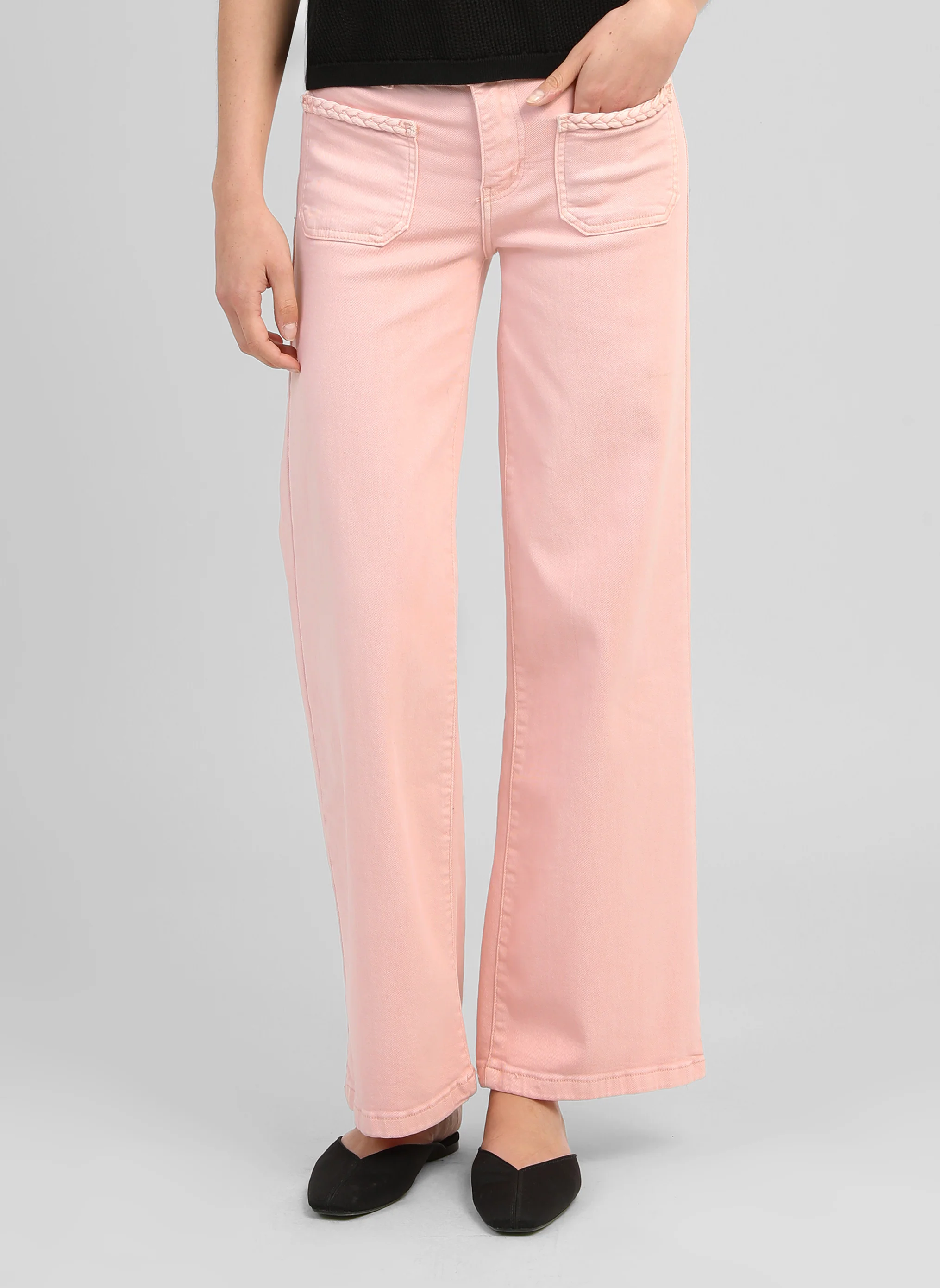 PANTALON PITRESS rose clair - Image 3