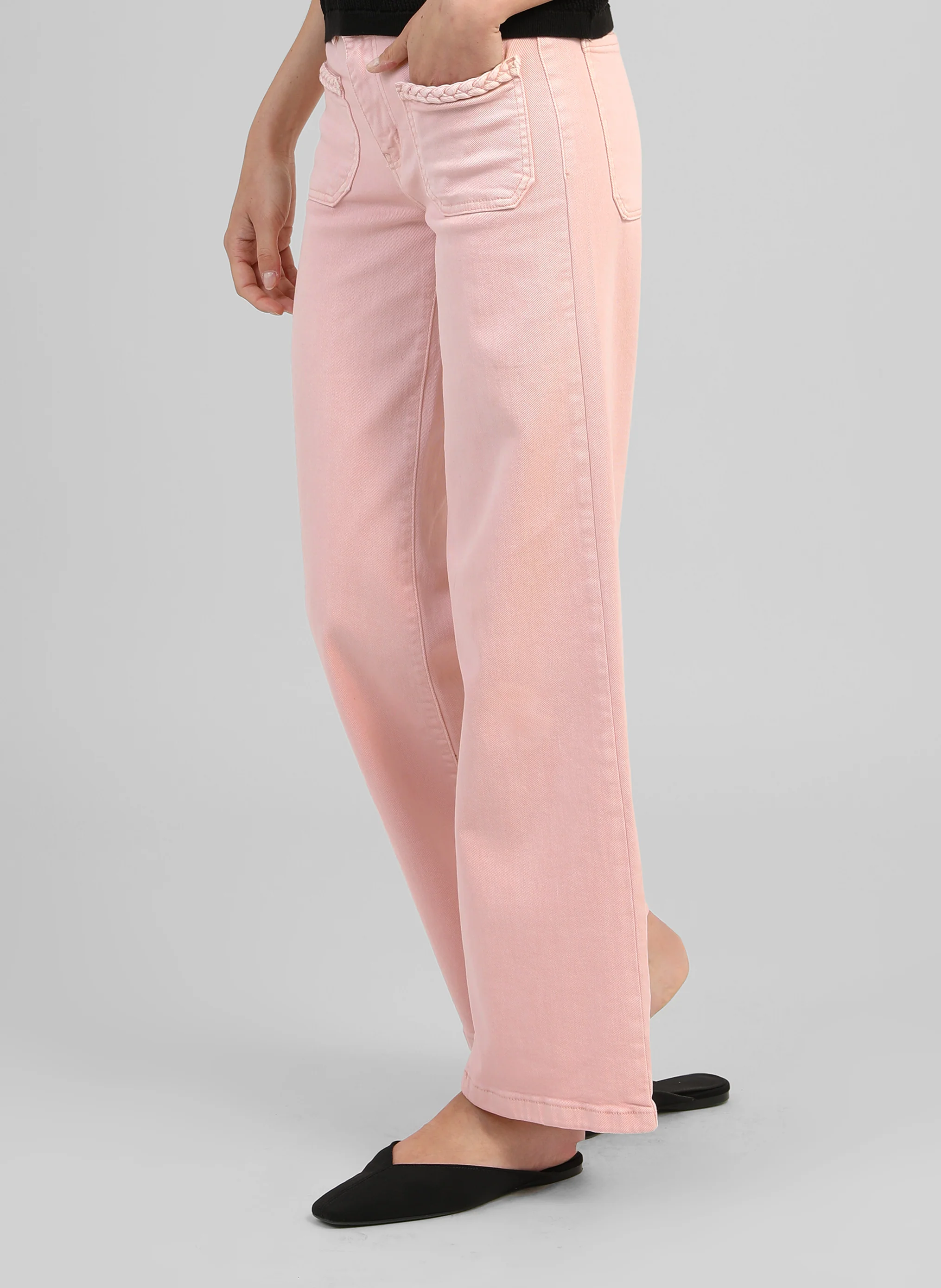PANTALON PITRESS rose clair - Image 4