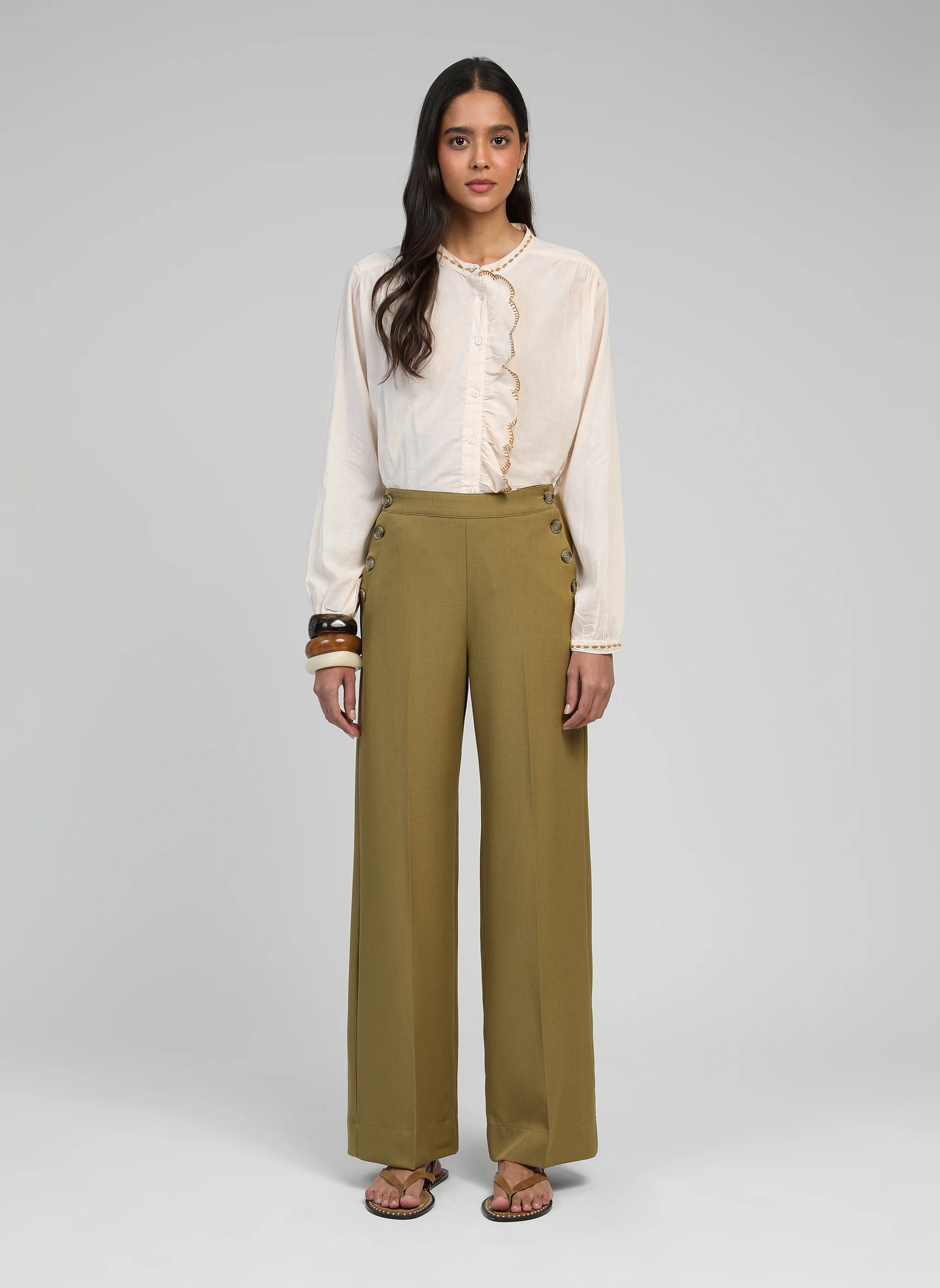 PANTALON PONARY olive