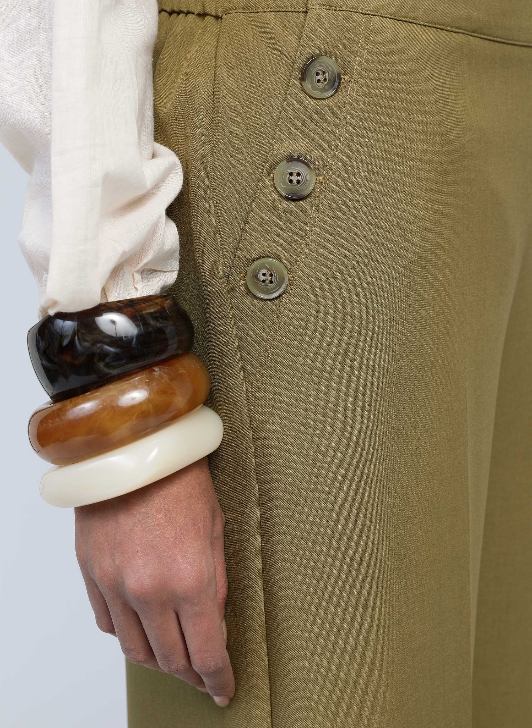 PANTALON PONARY olive - Image 2