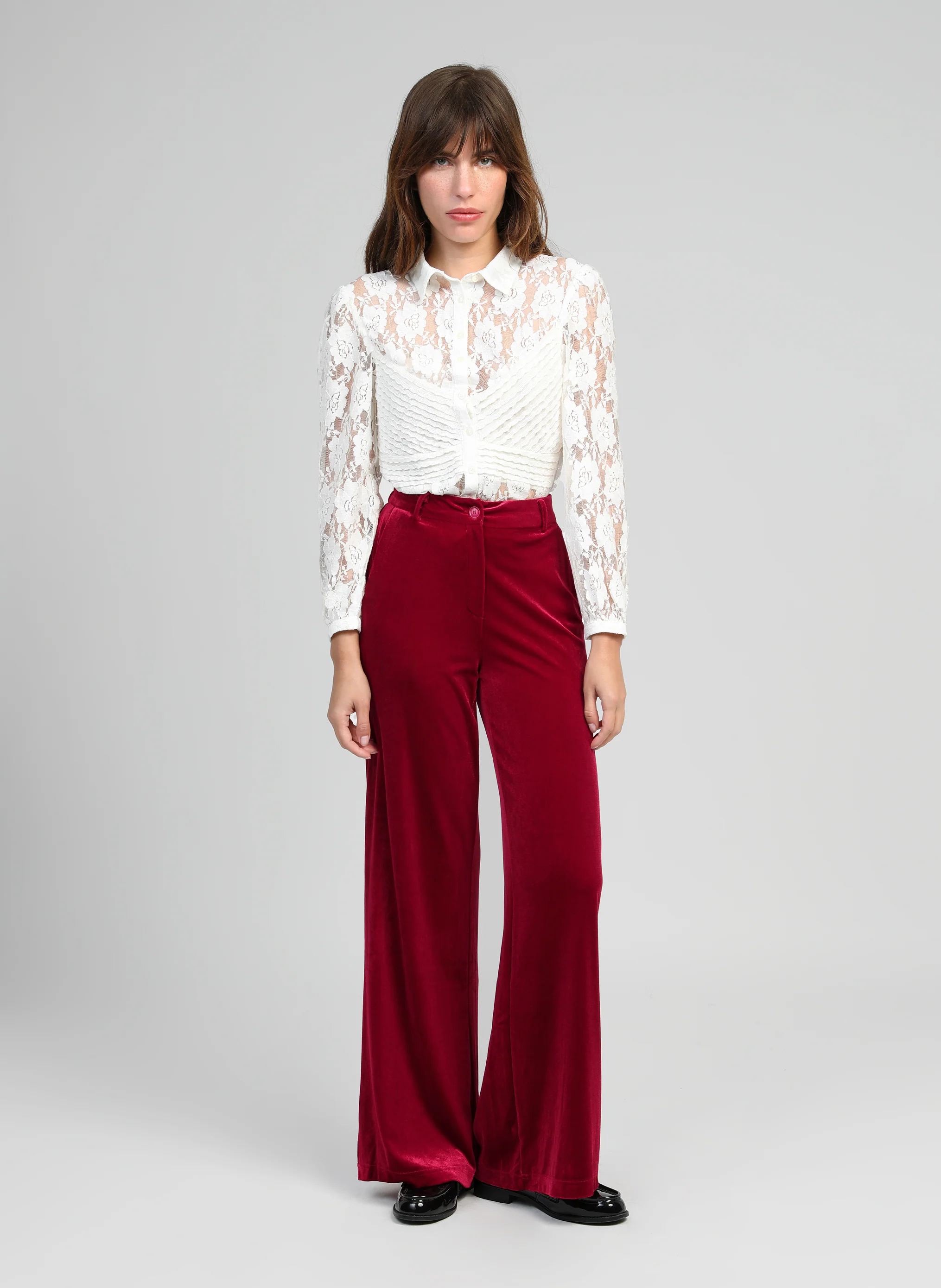 PANTALON PONTALENE rouge - Image 4