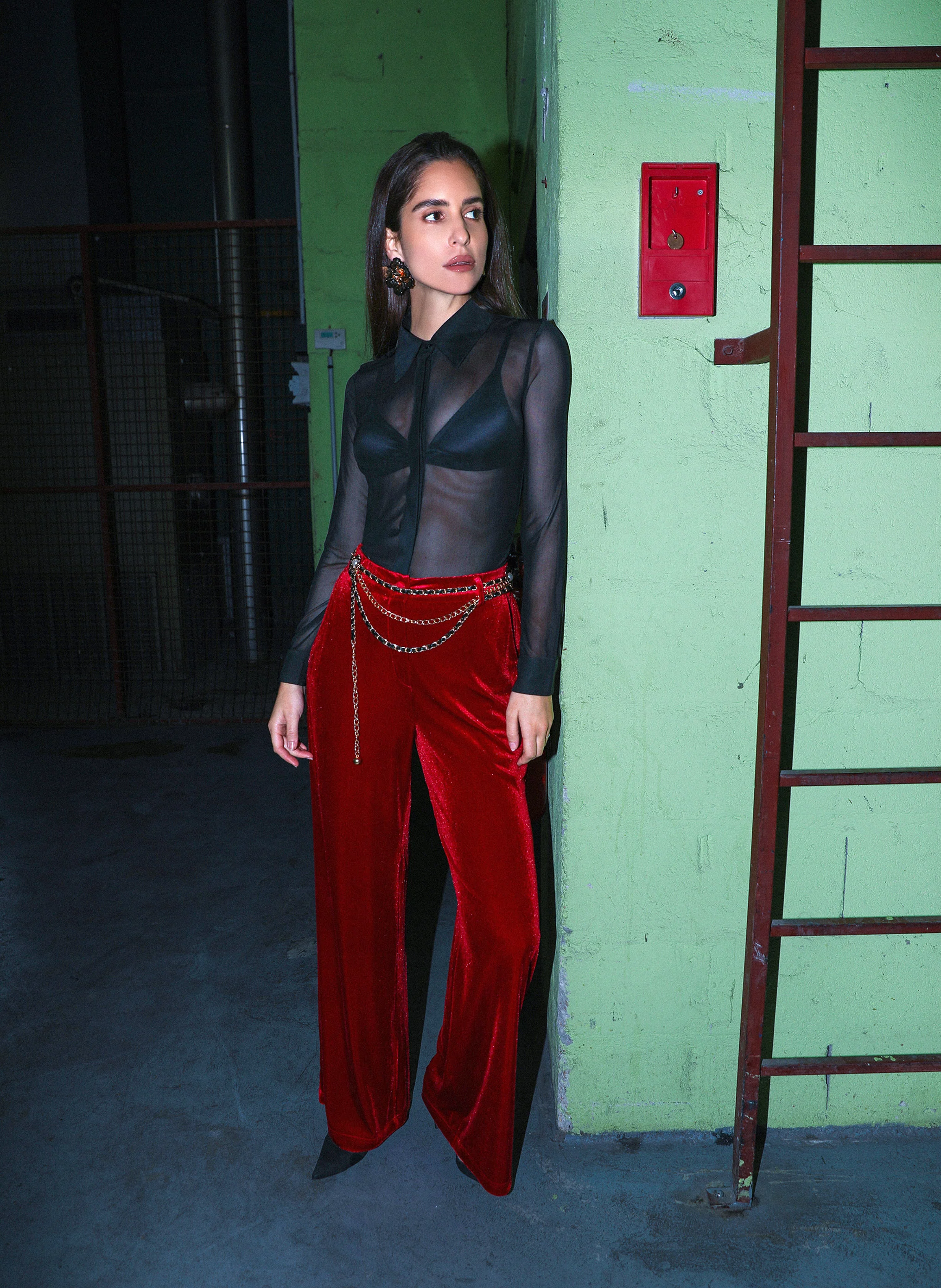 PANTALON PONTALENE rouge - Image 8