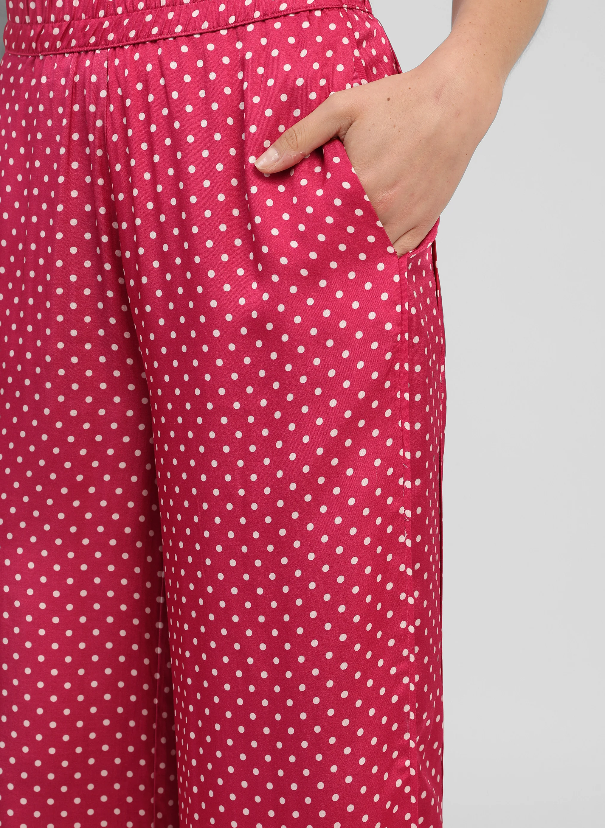 PANTALON PRESLEY doriva framboise - Image 2