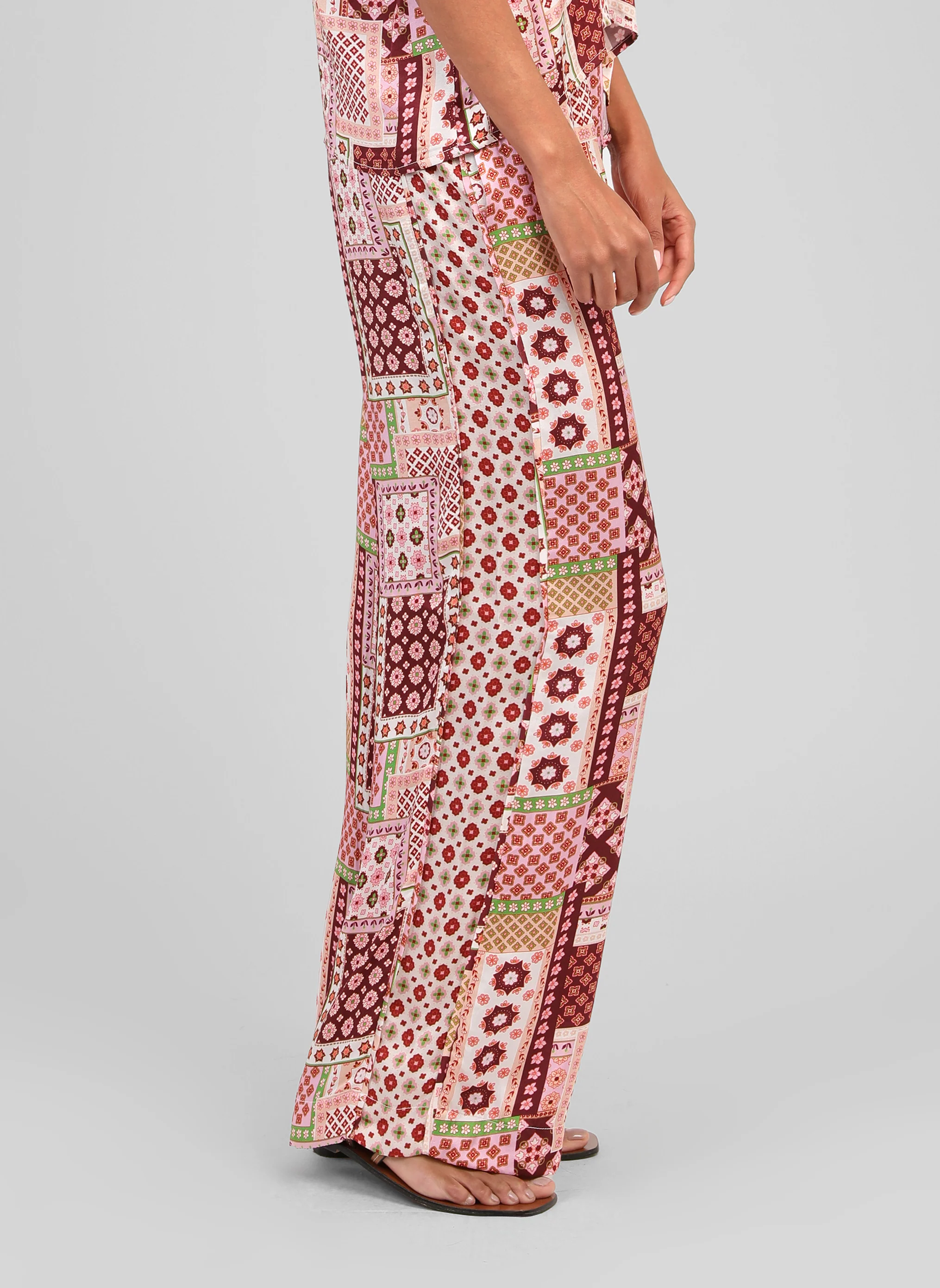 PANTALON PRESLEY patchila bordeaux - Image 4