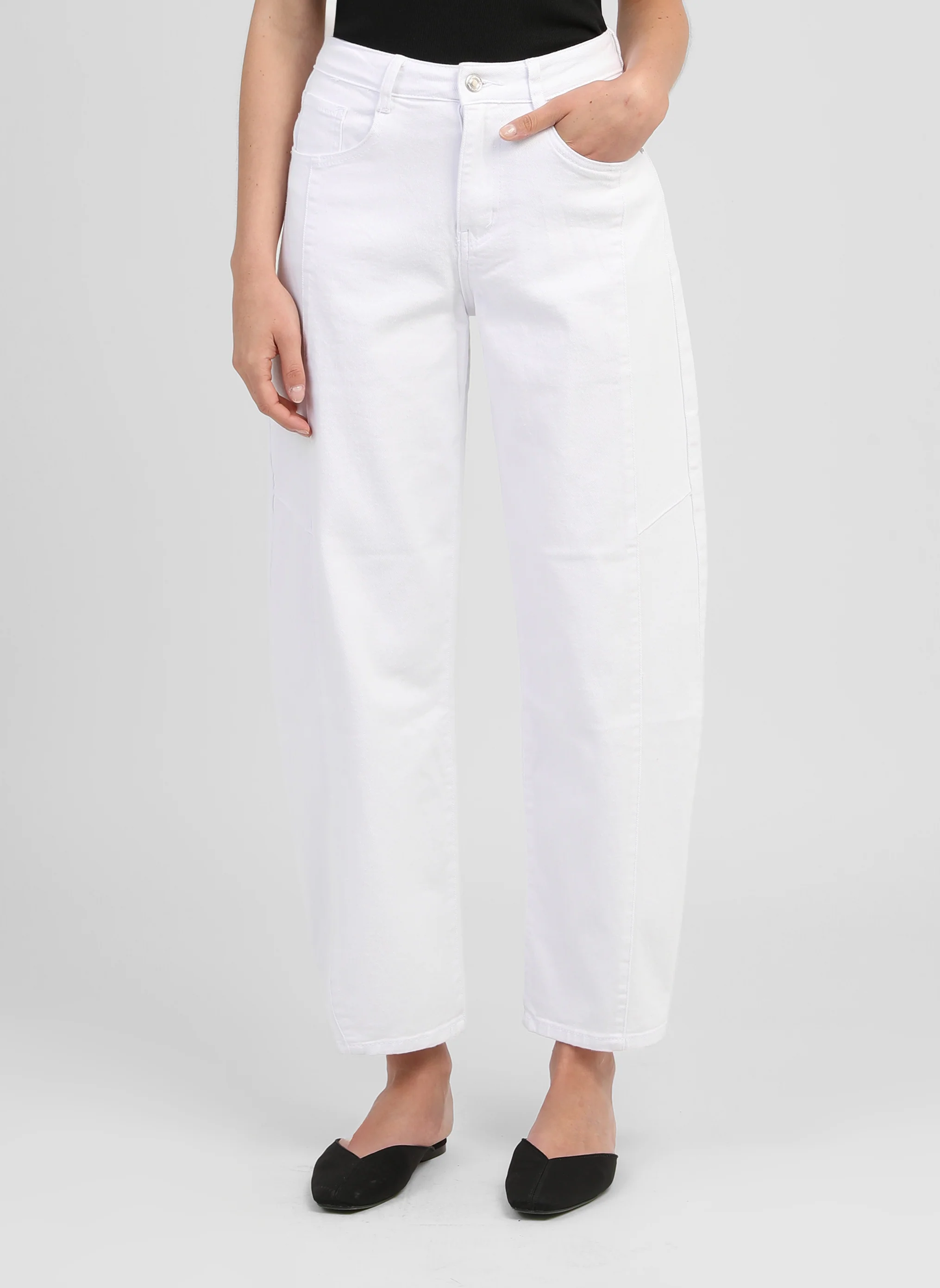 PANTALON PRIMA blanc - Image 3