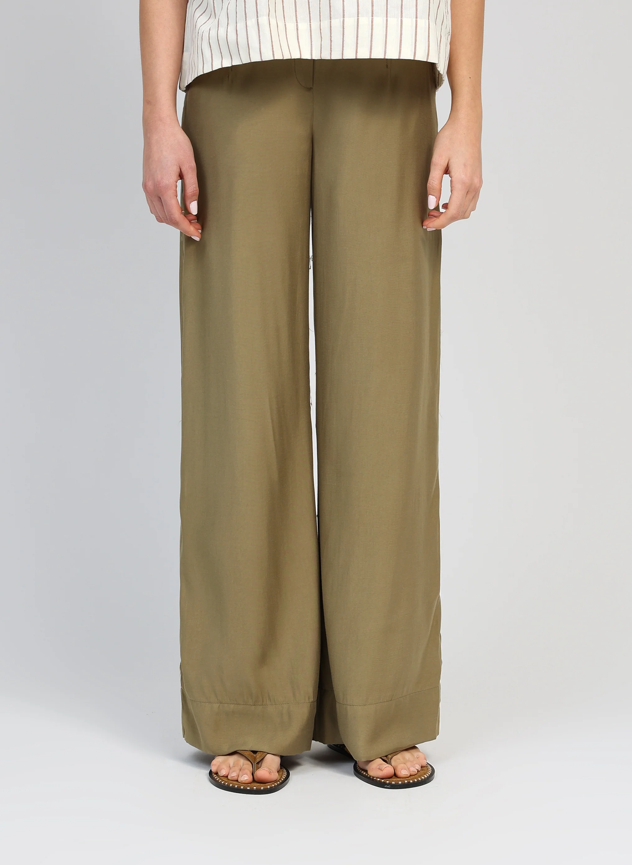 PANTALON PRUNELLA kaki - Image 3