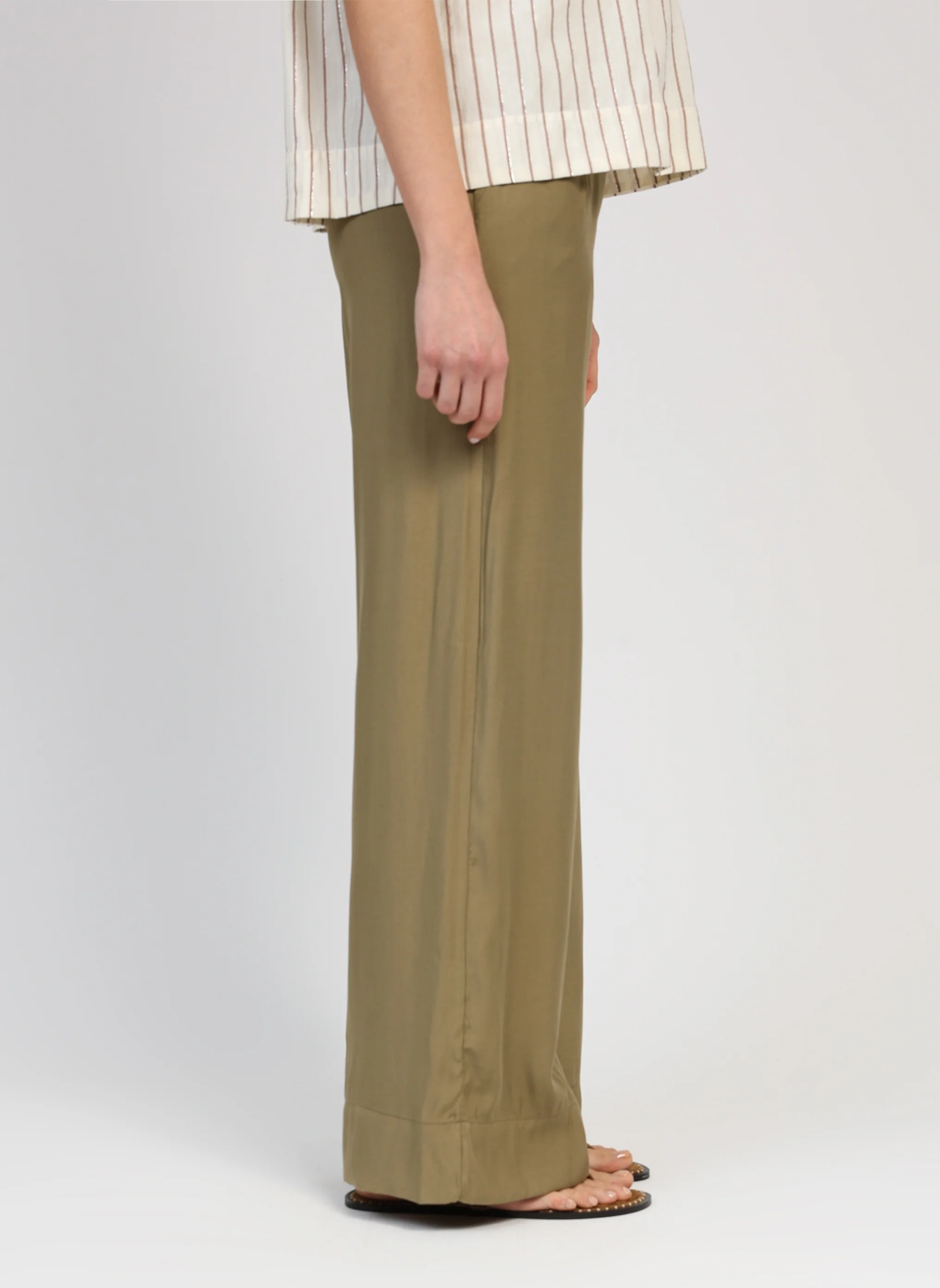 PANTALON PRUNELLA kaki - Image 4