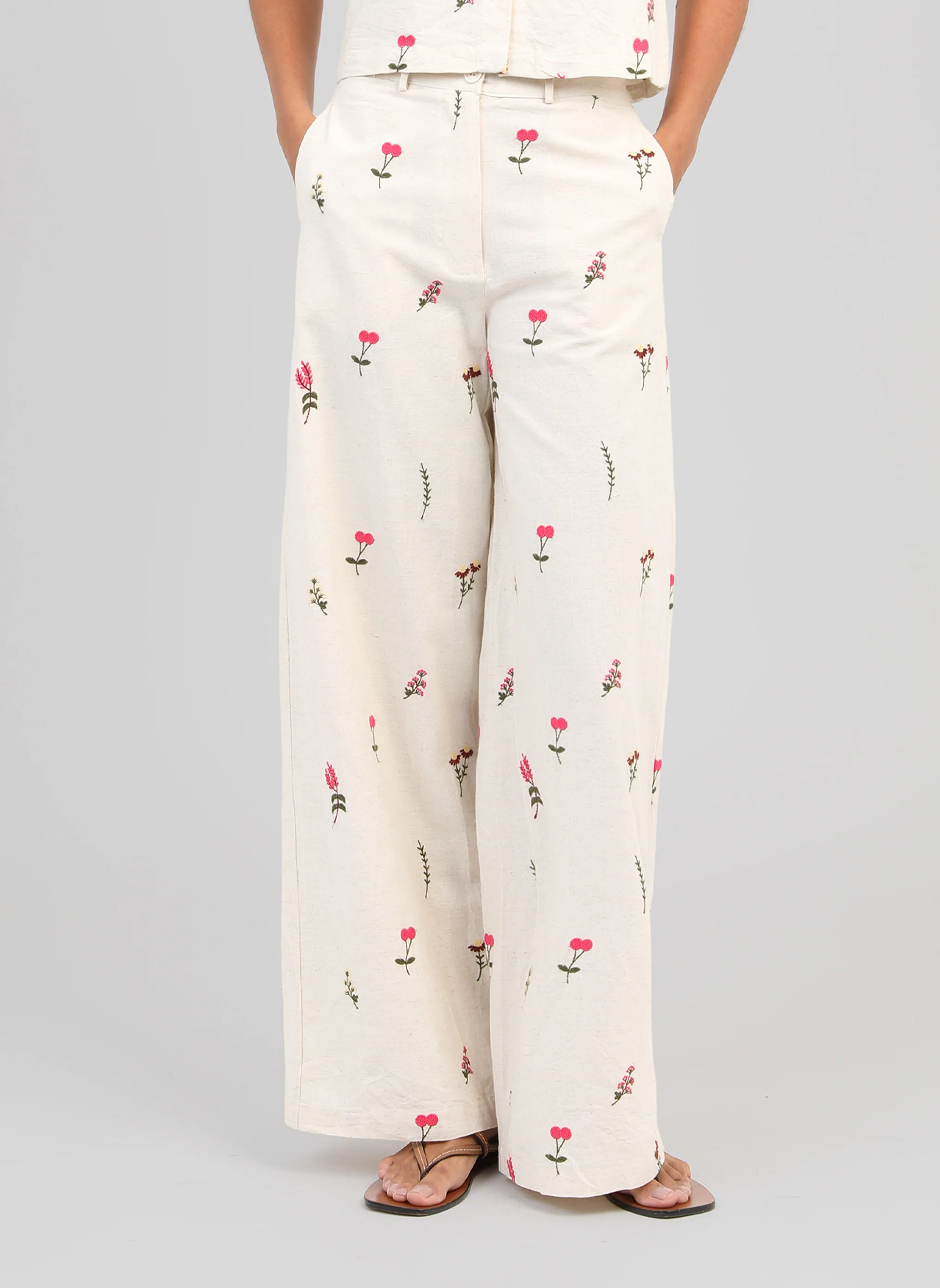 PANTALON RAIPONCE ecru - Image 3