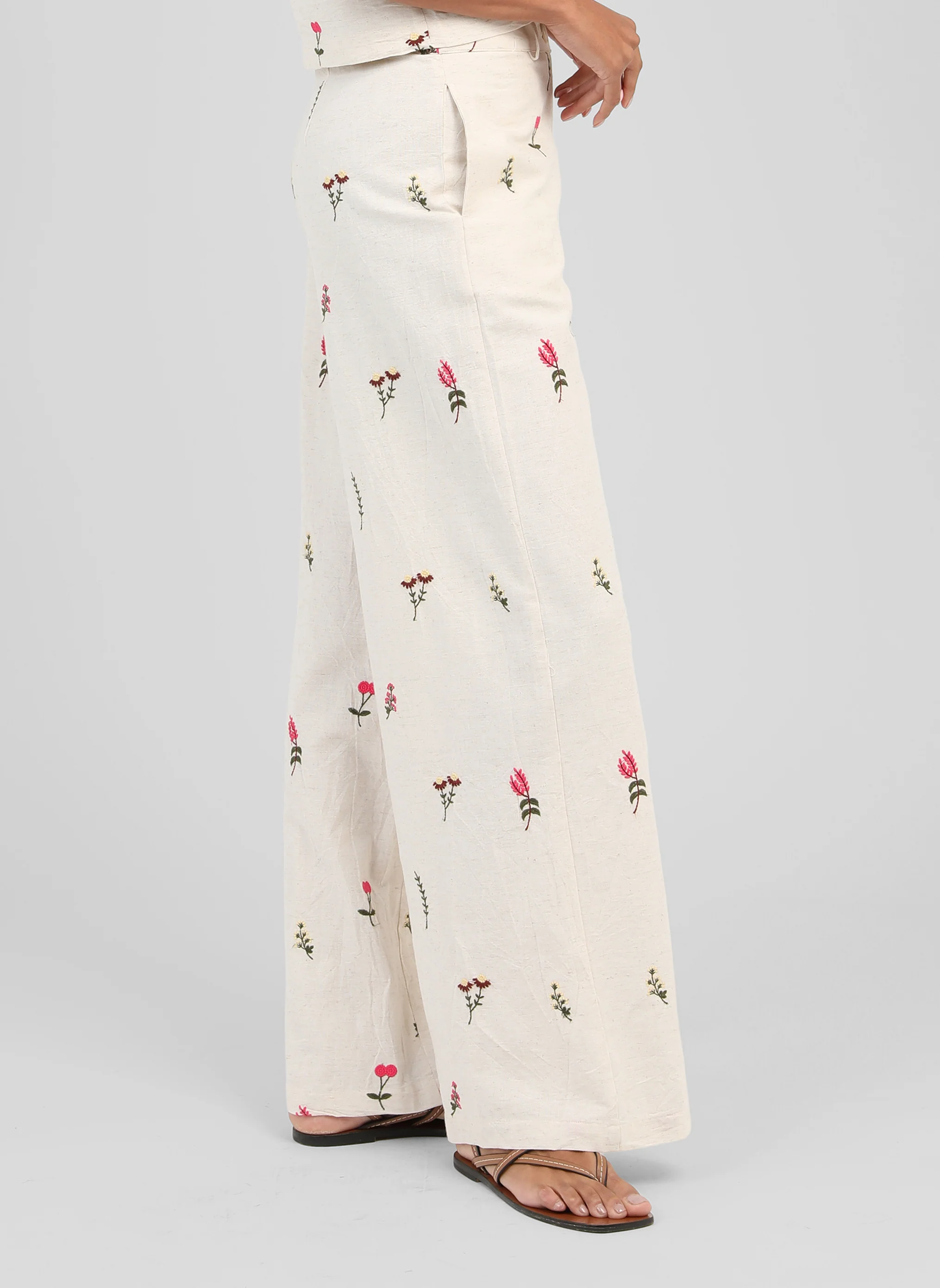 PANTALON RAIPONCE ecru - Image 4