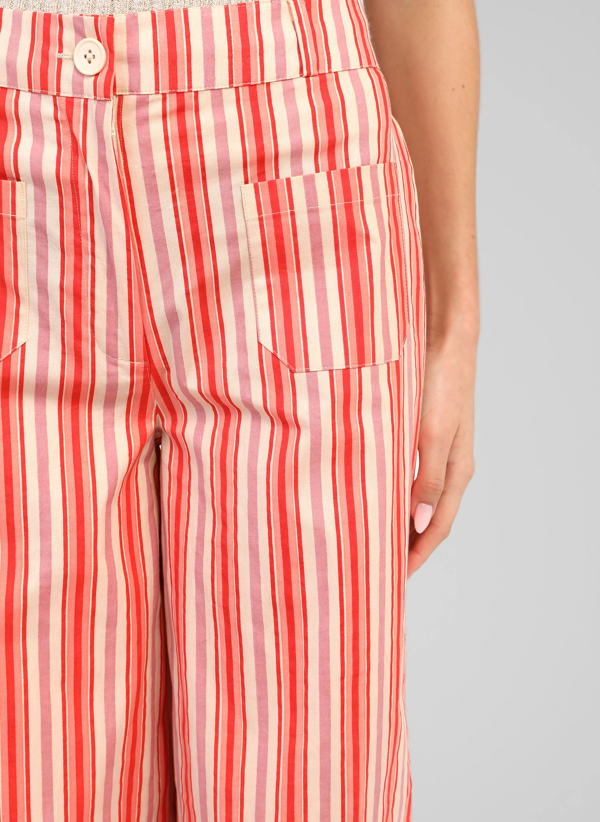 PANTALON ROSINA rouge - Image 2