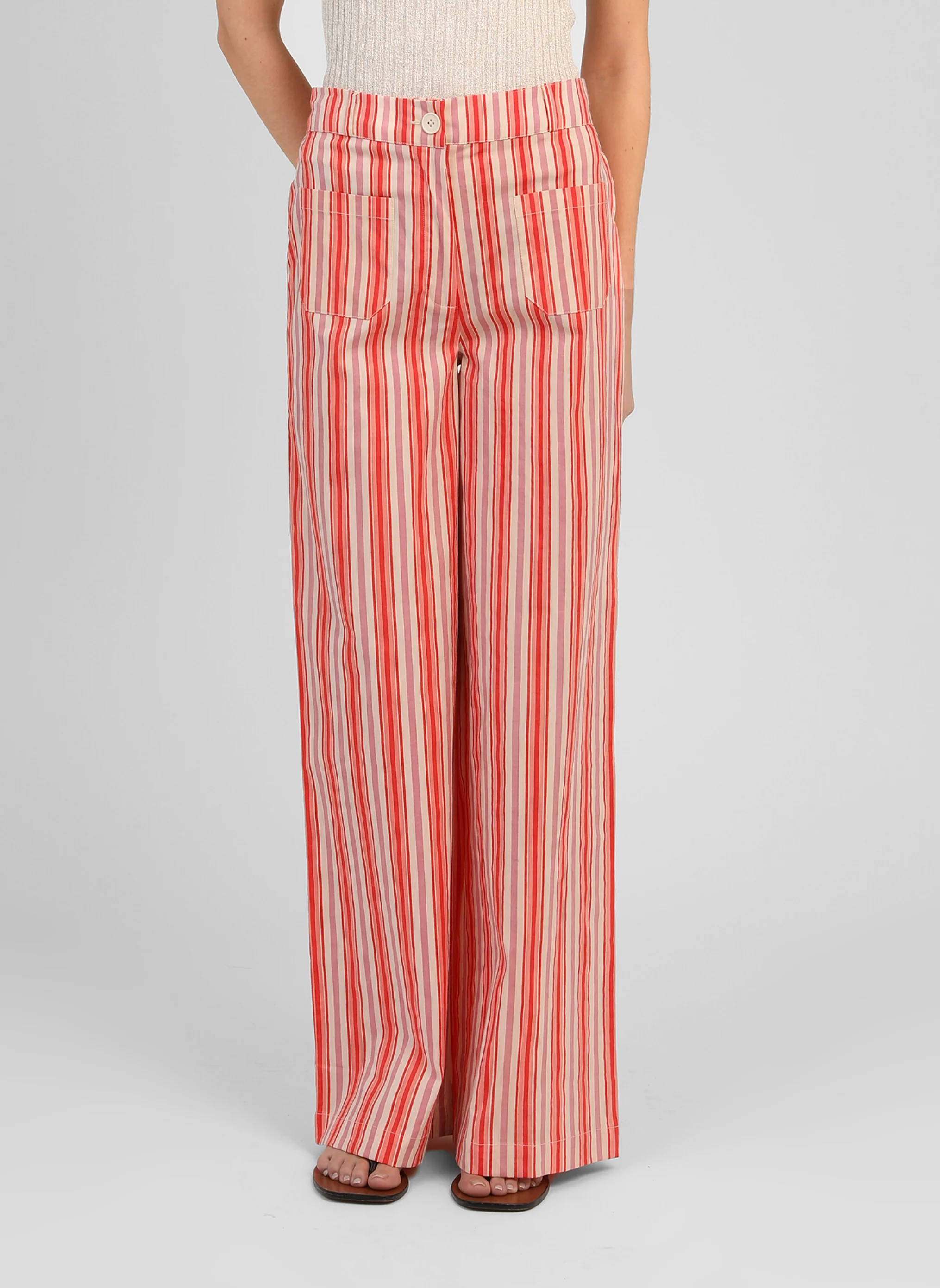 PANTALON ROSINA rouge - Image 3