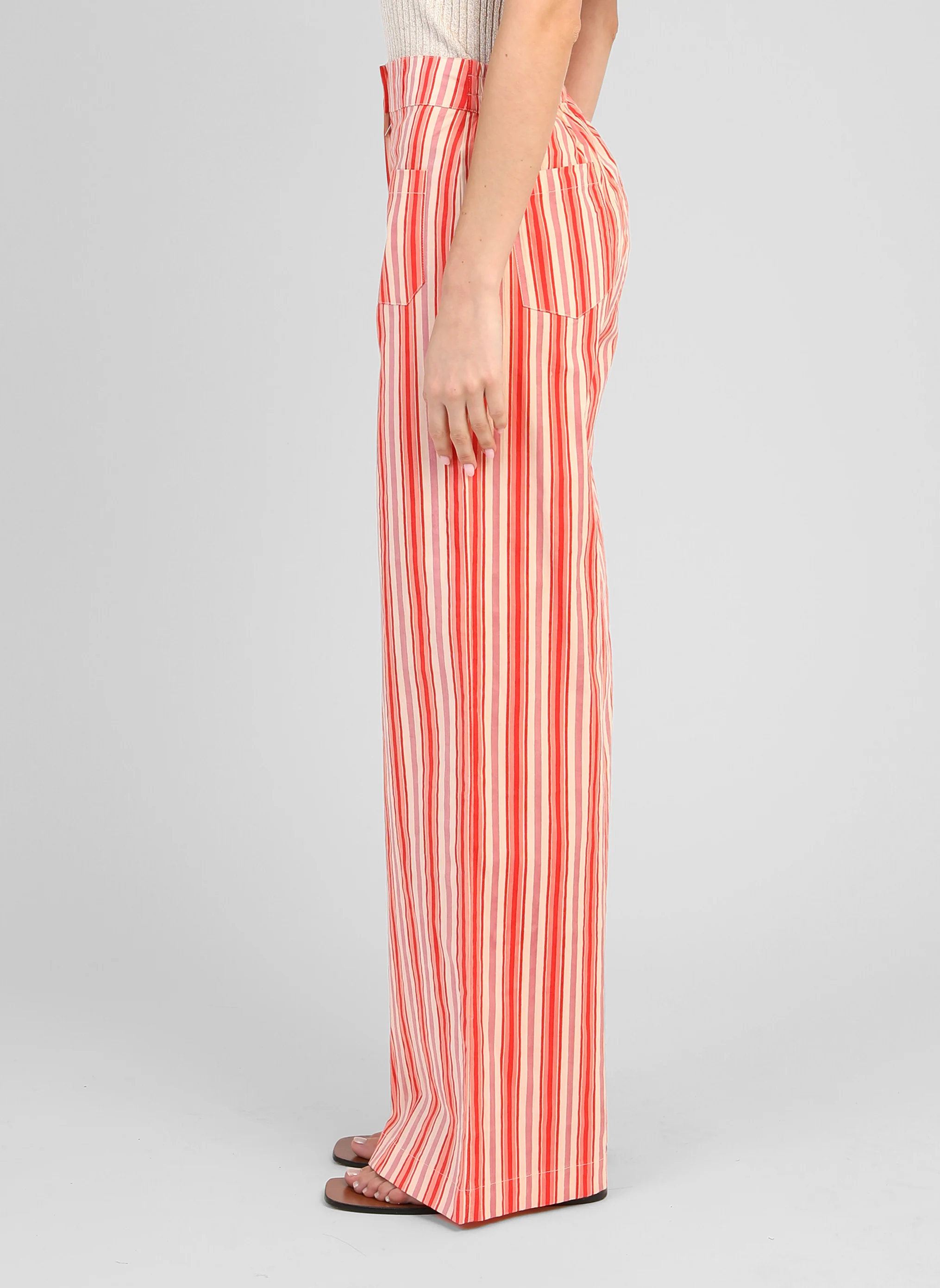 PANTALON ROSINA rouge - Image 4