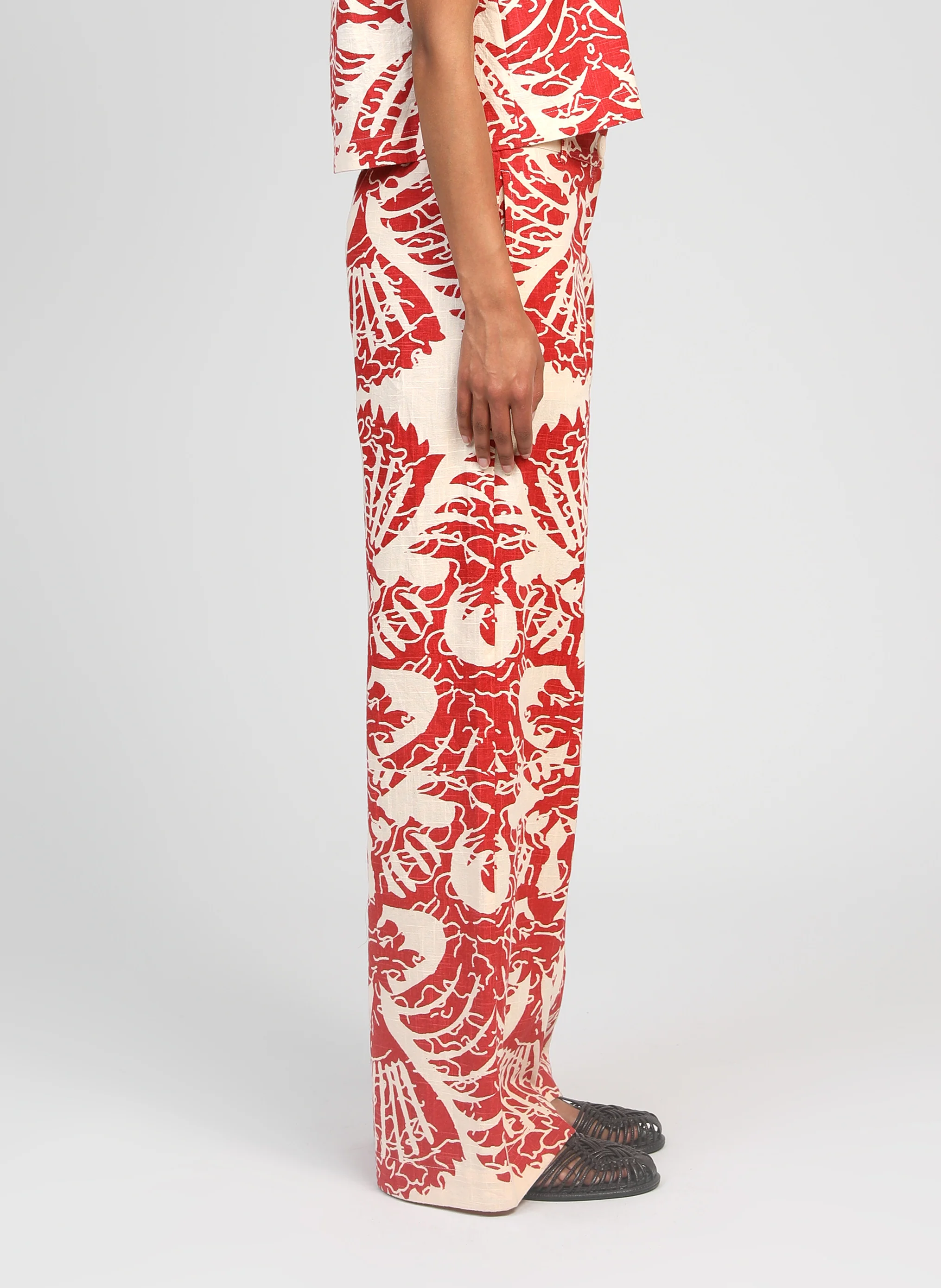 PANTALON ROSSINI adeline rouge - Image 4