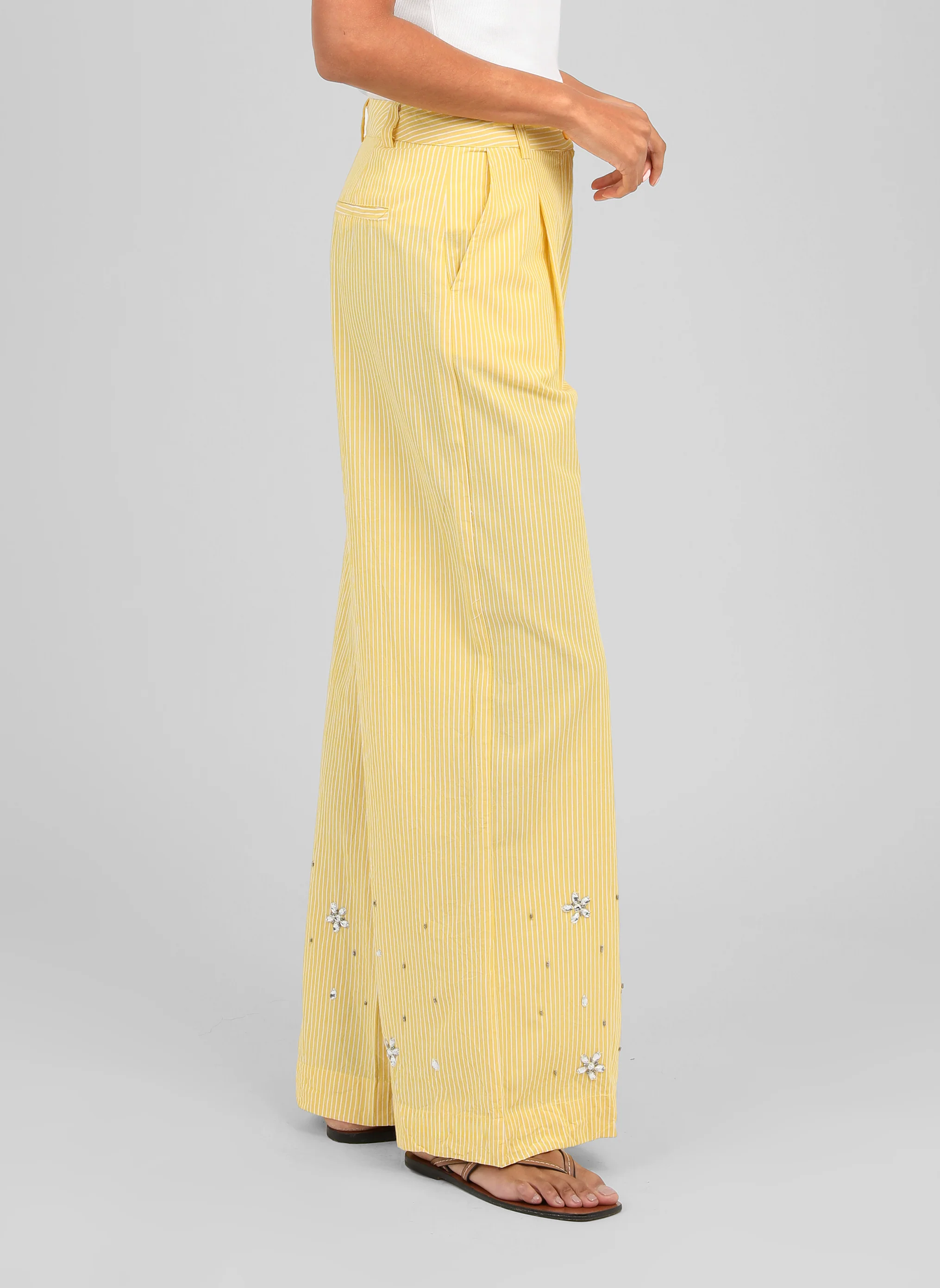 PANTALON RYLANA jaune - Image 3