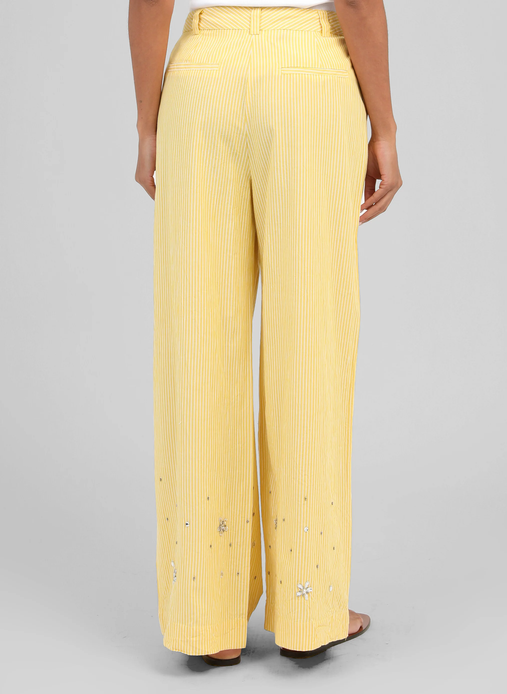 PANTALON RYLANA jaune - Image 4