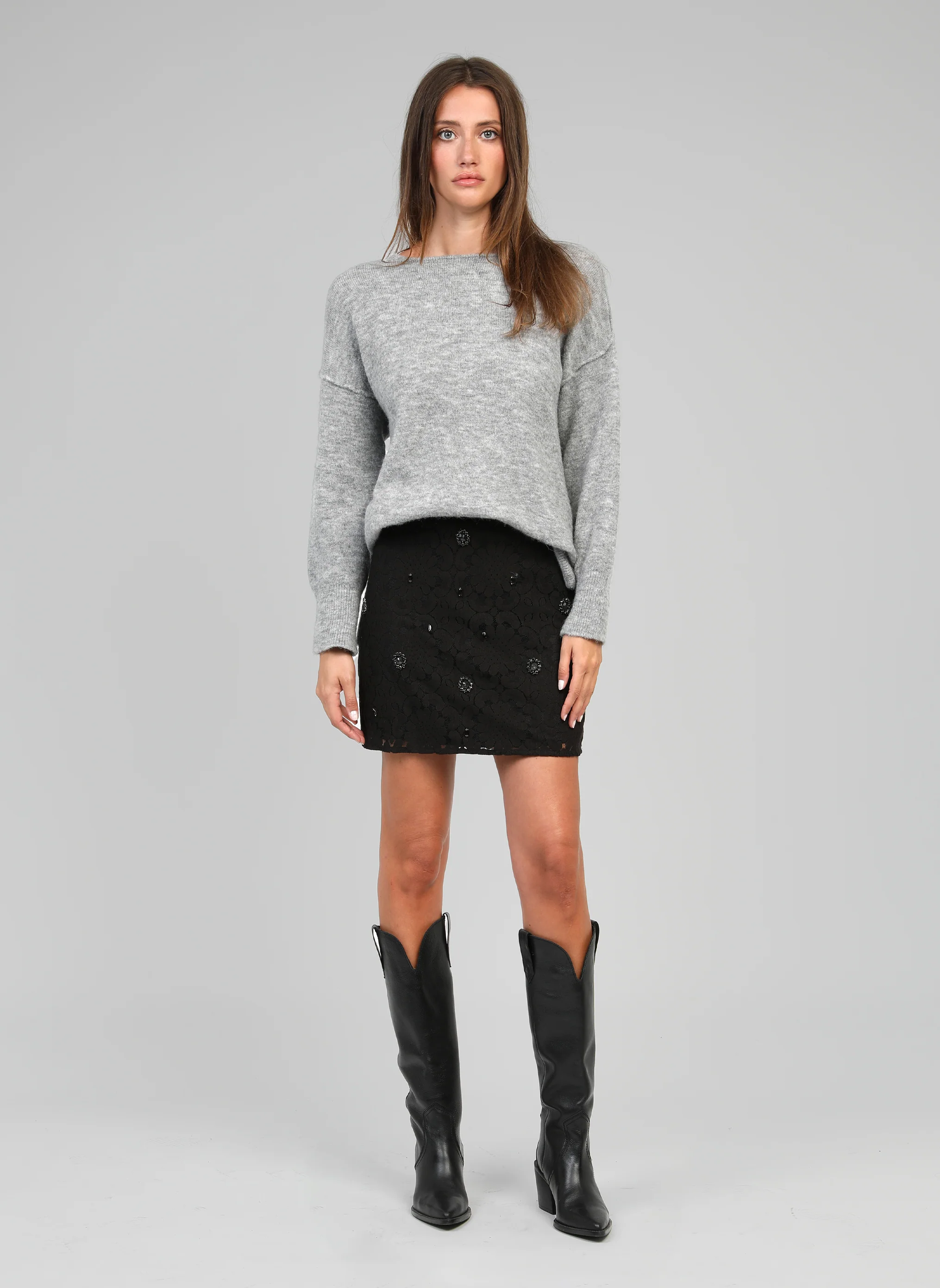 PULL LAFUNKY gris - Image 4
