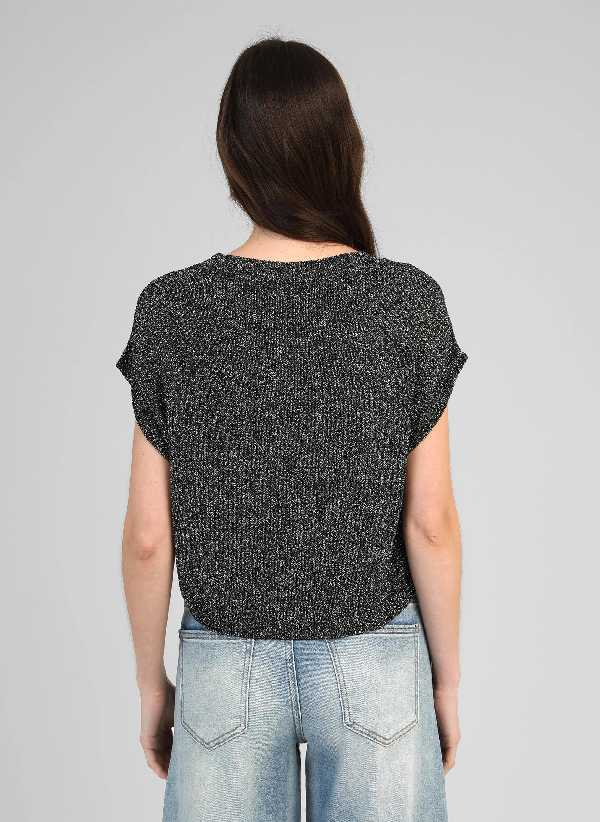 PULL LAMELBA noir chine - Image 4