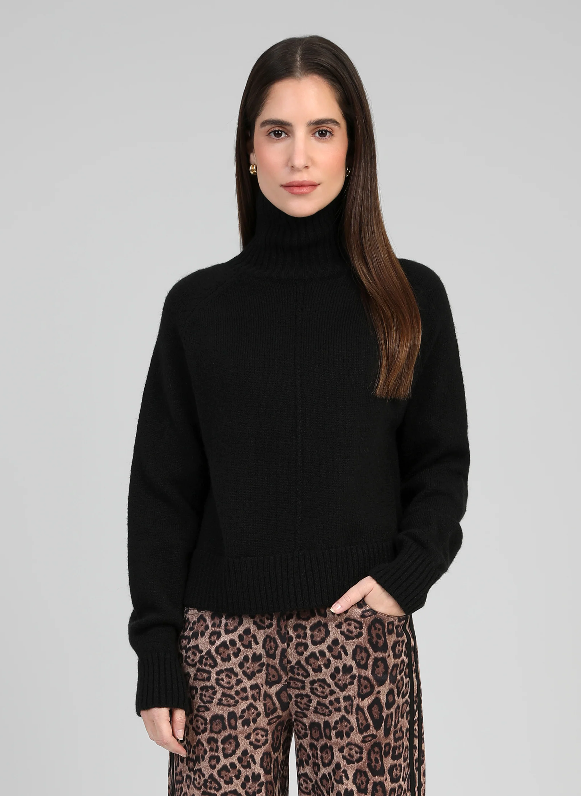 PULL LAMELY noir
