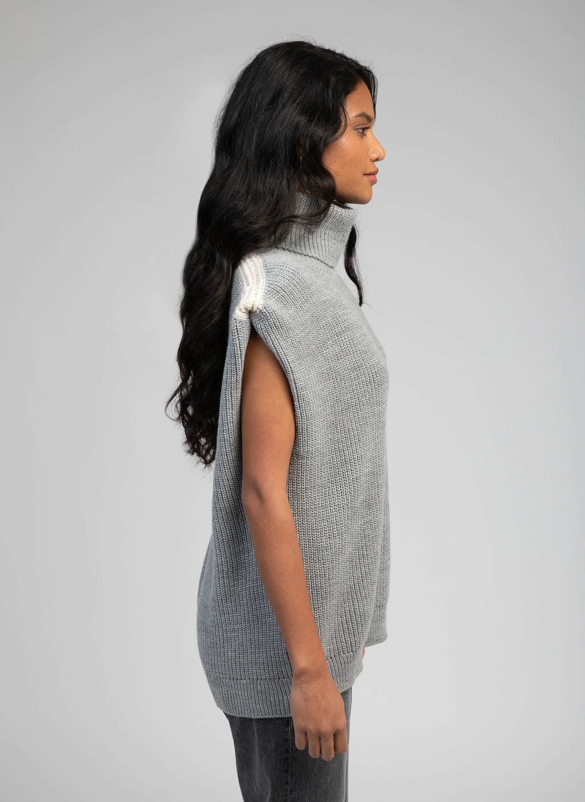 PULL LARIANA gris chine - Image 4