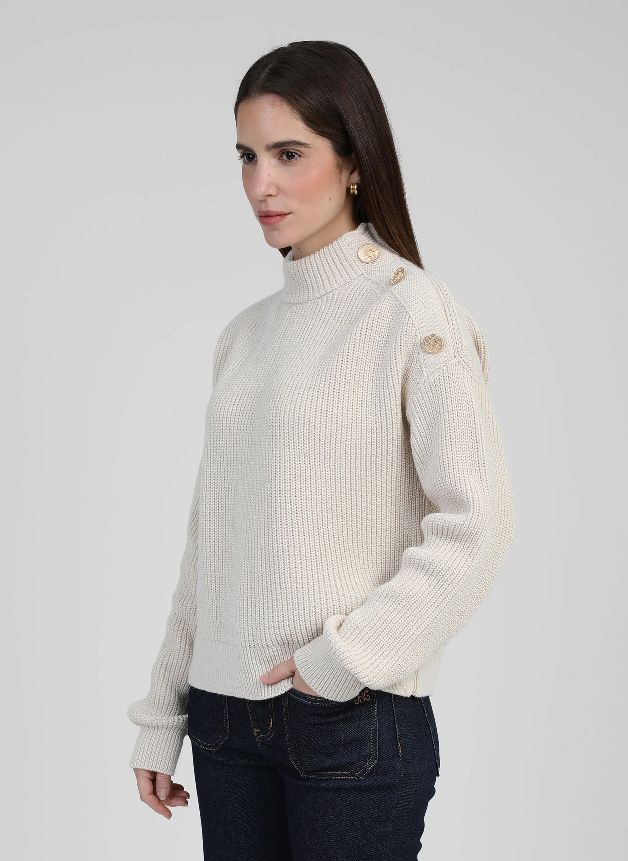 PULL LARTEMIS ecru - Image 3
