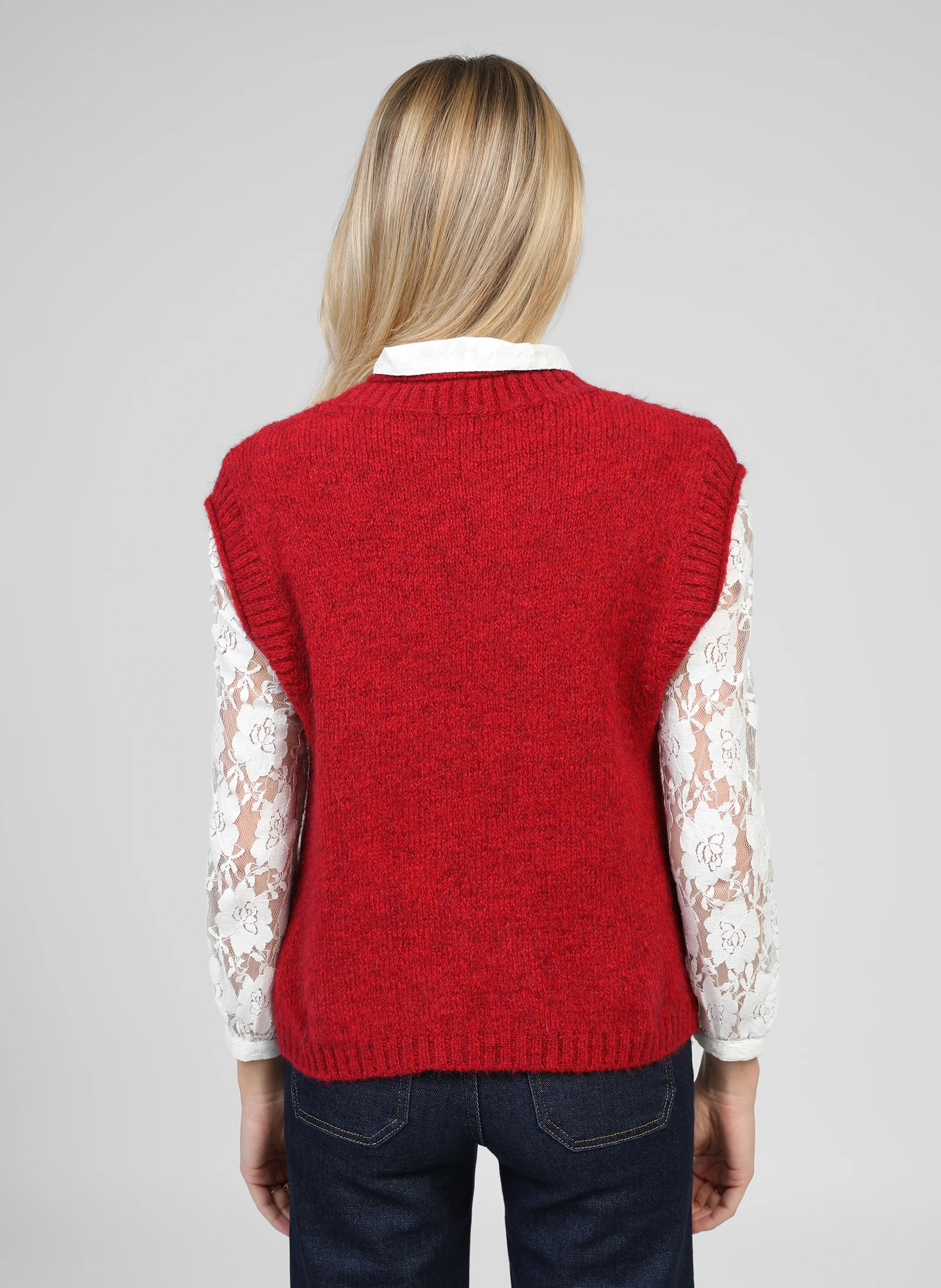 PULL LEBONI carmin - Image 4