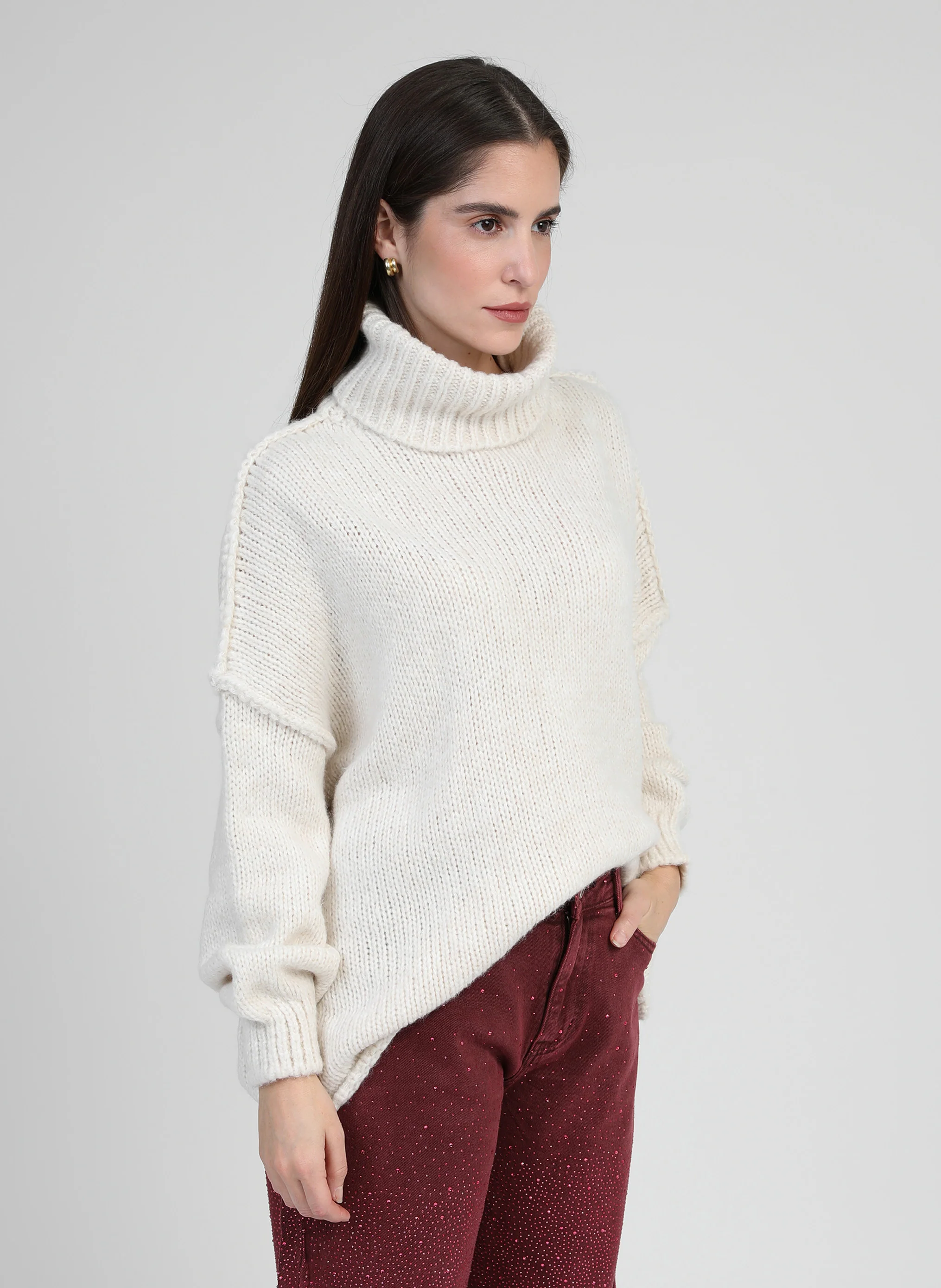 PULL LEJOKO ecru - Image 3
