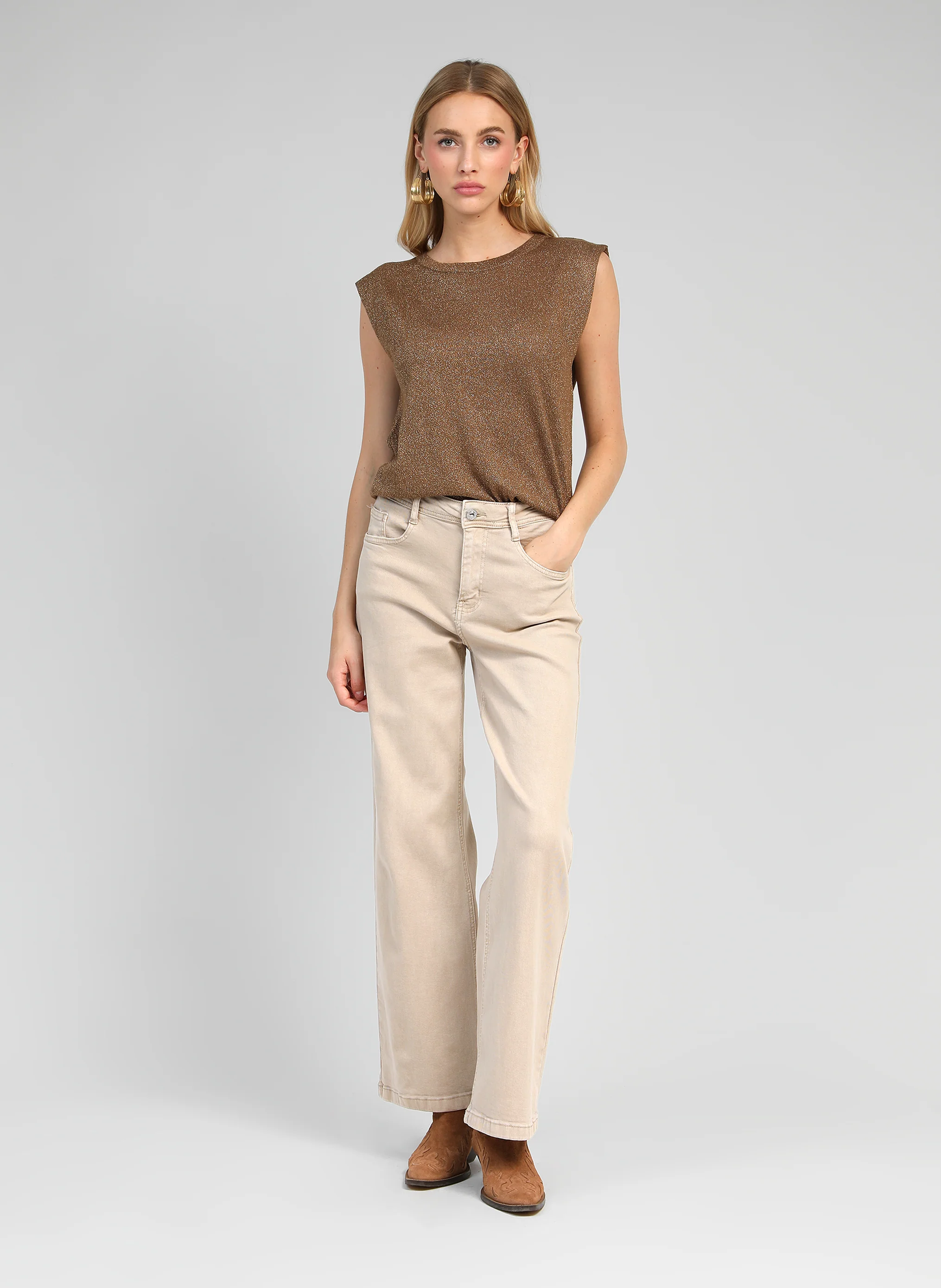 PULL LENATI noisette - Image 3