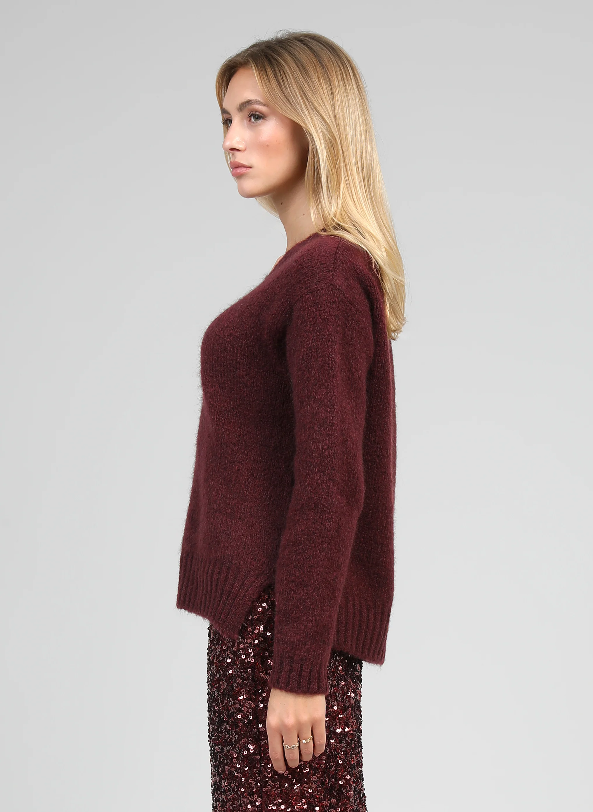 PULL LENOLI bordeaux - Image 4