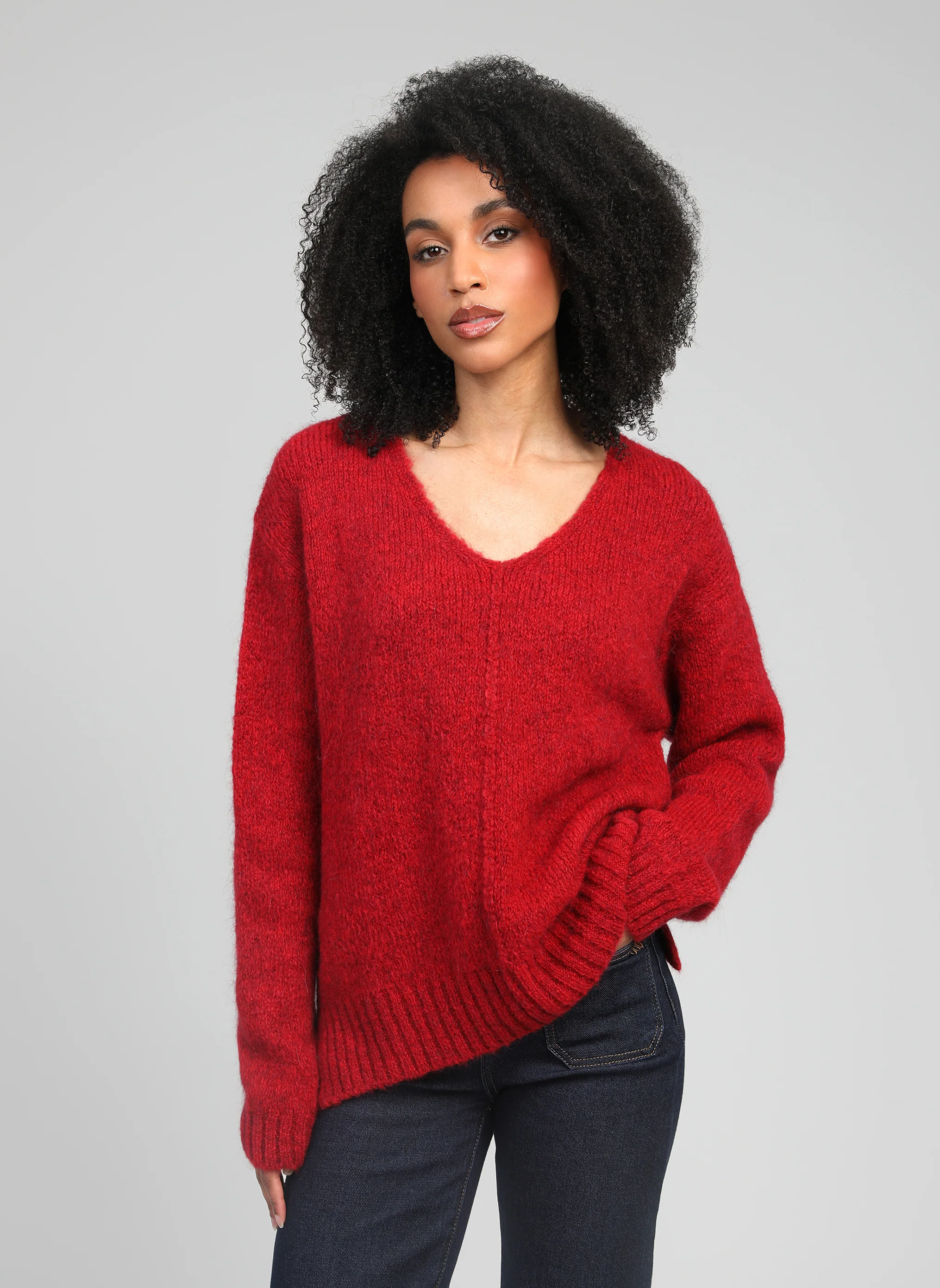 PULL LENOLI carmin