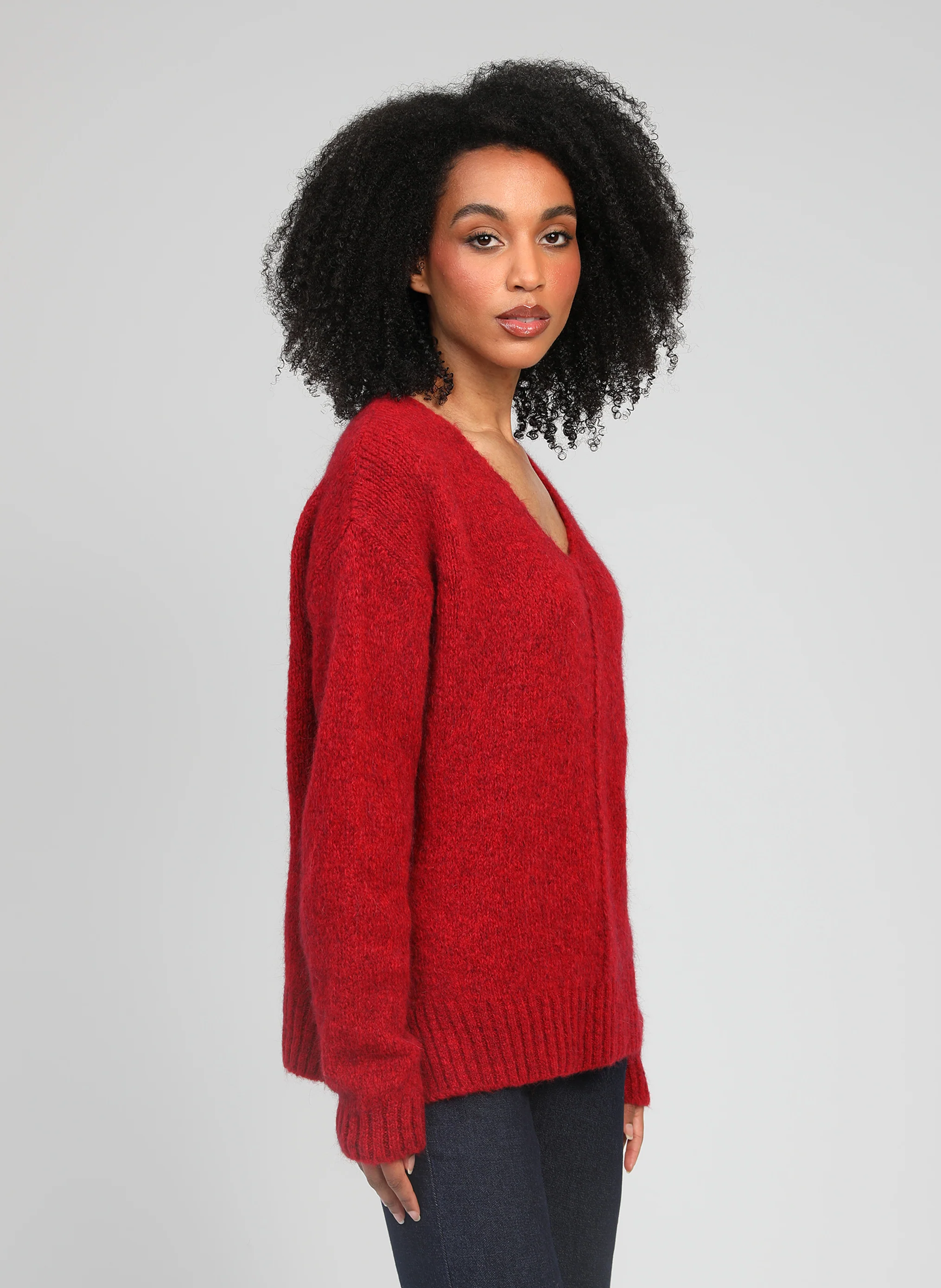 PULL LENOLI carmin - Image 3