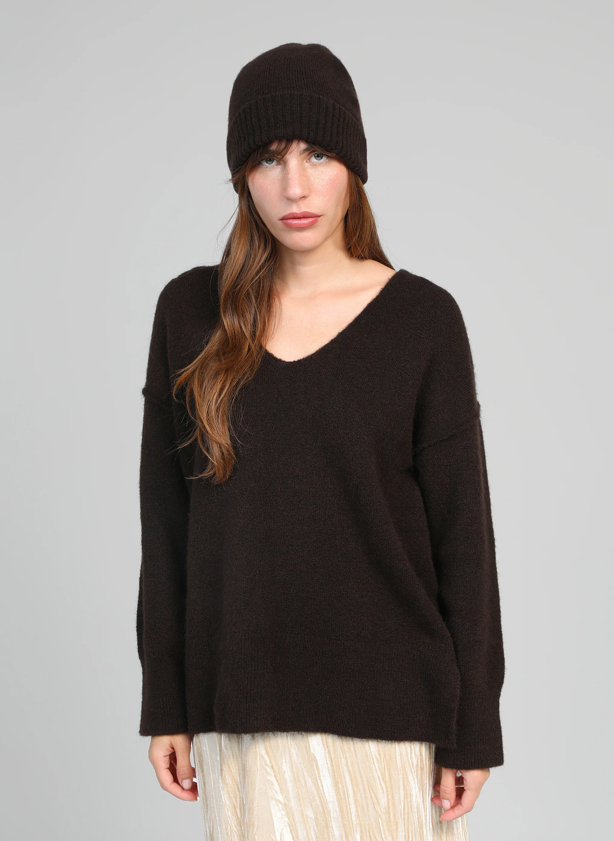PULL LIVYA chocolat